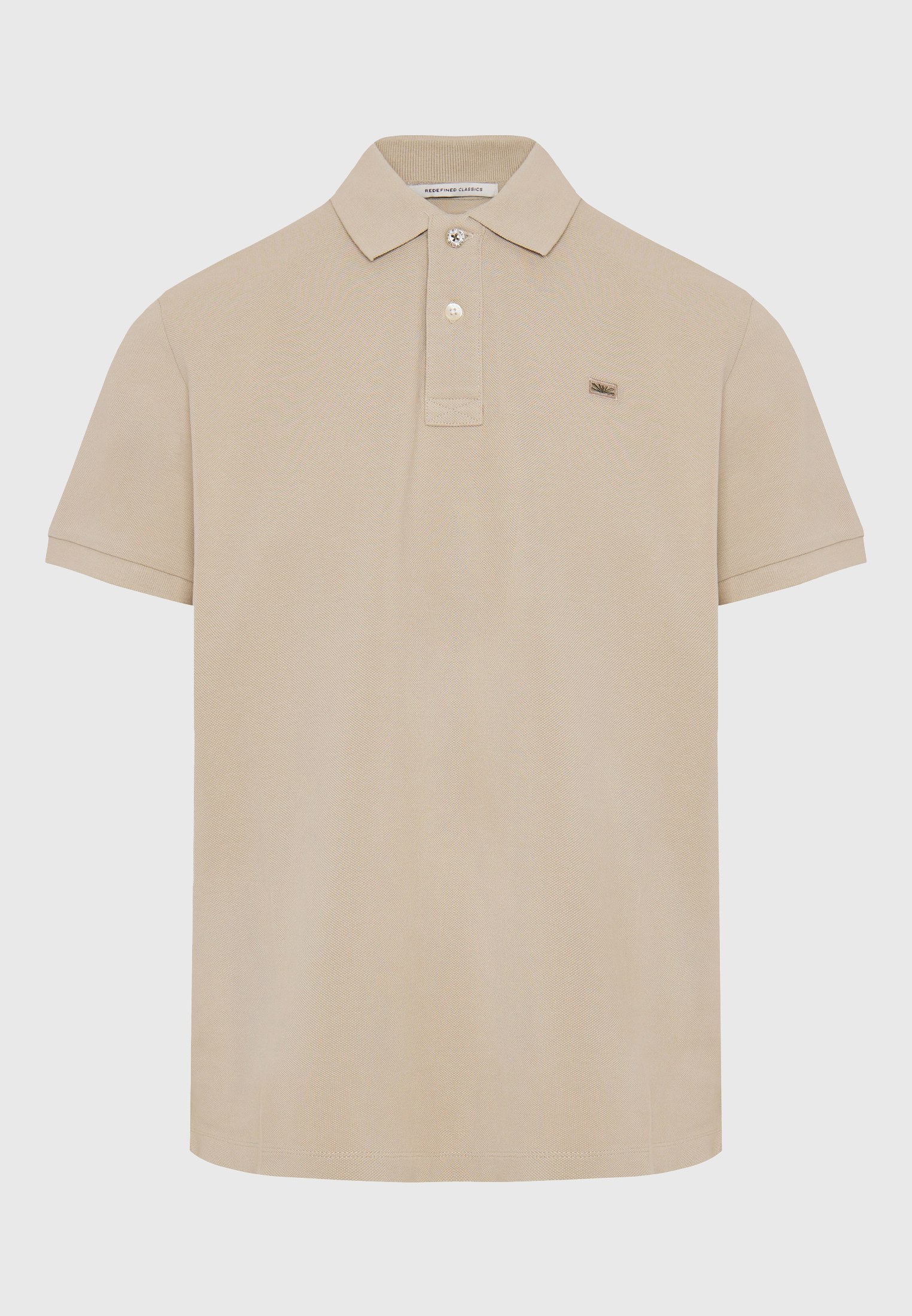 Men's Polo Shirts Funky Buddha Beige