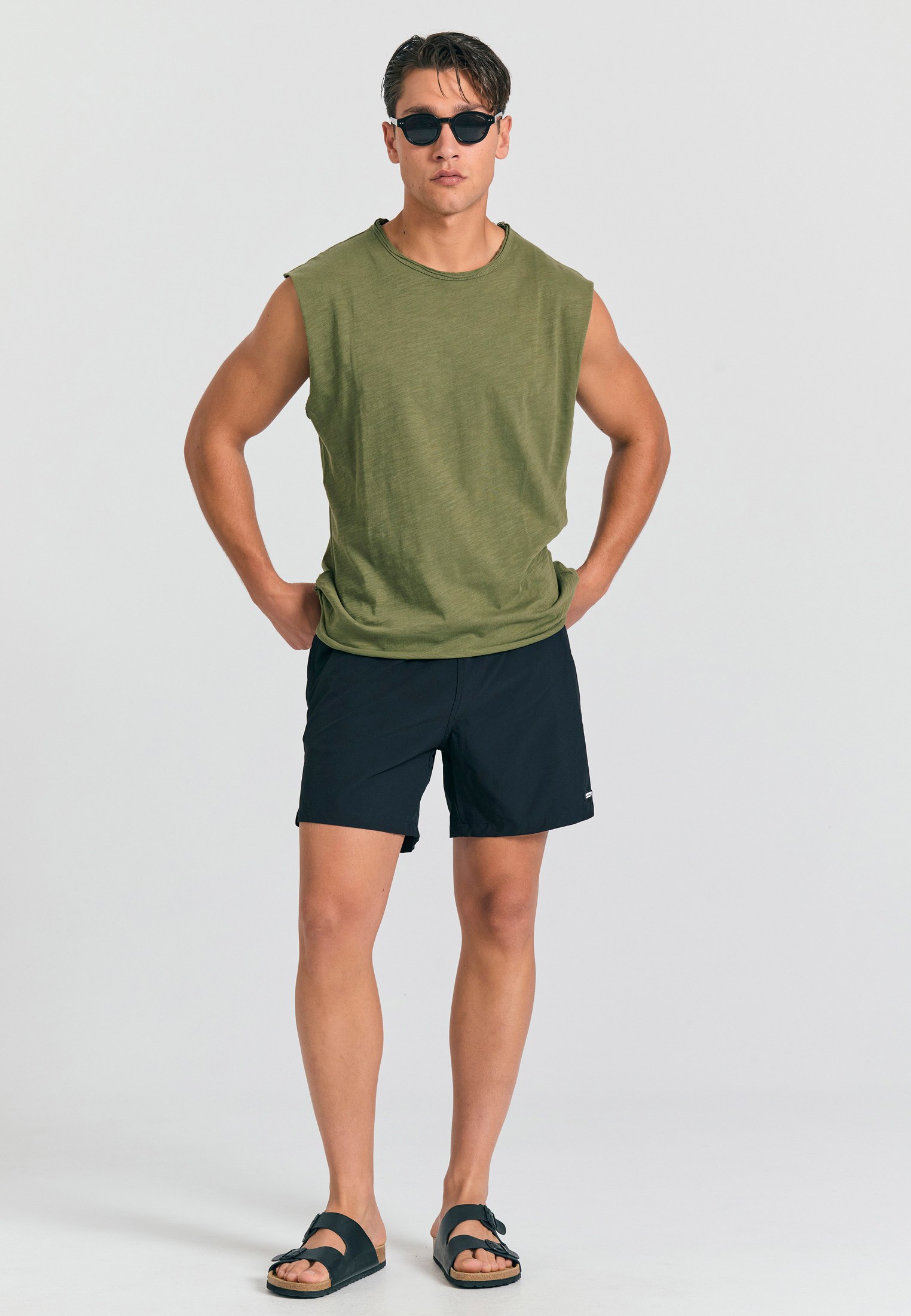 Men's Swim Shorts Funky Buddha Black