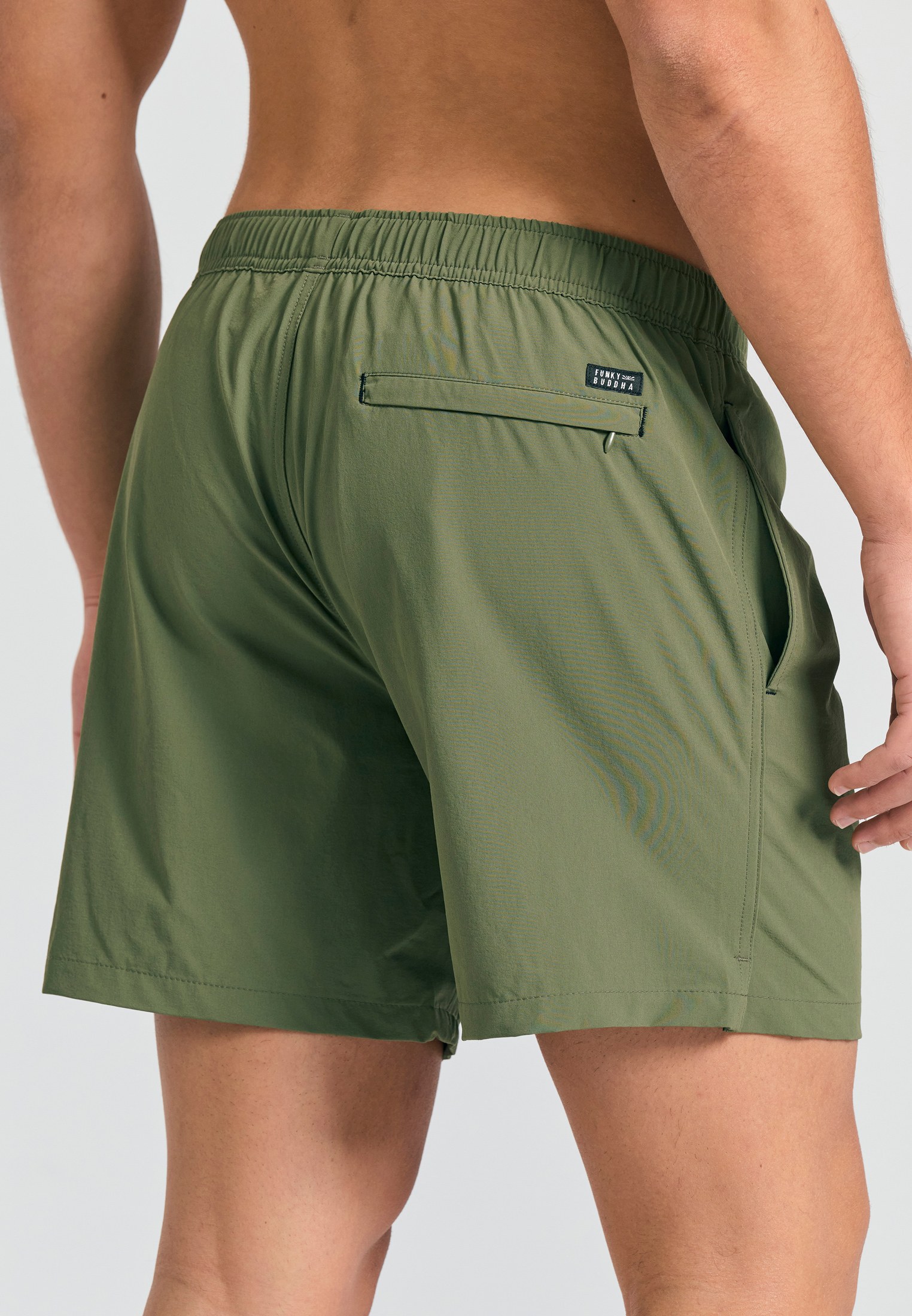 Men's Swim Shorts Funky Buddha Green
