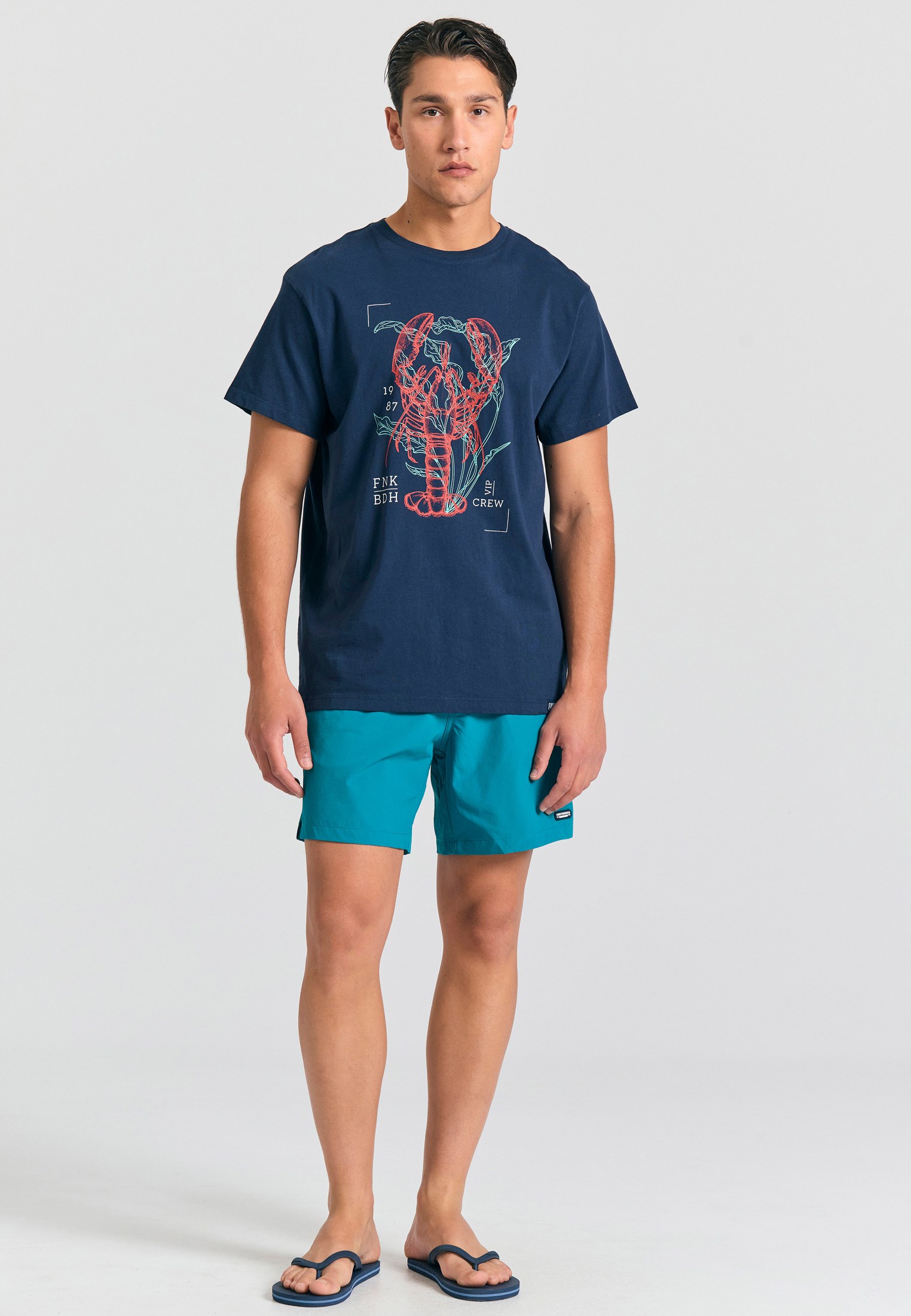 Men's Swim Shorts Funky Buddha Blue