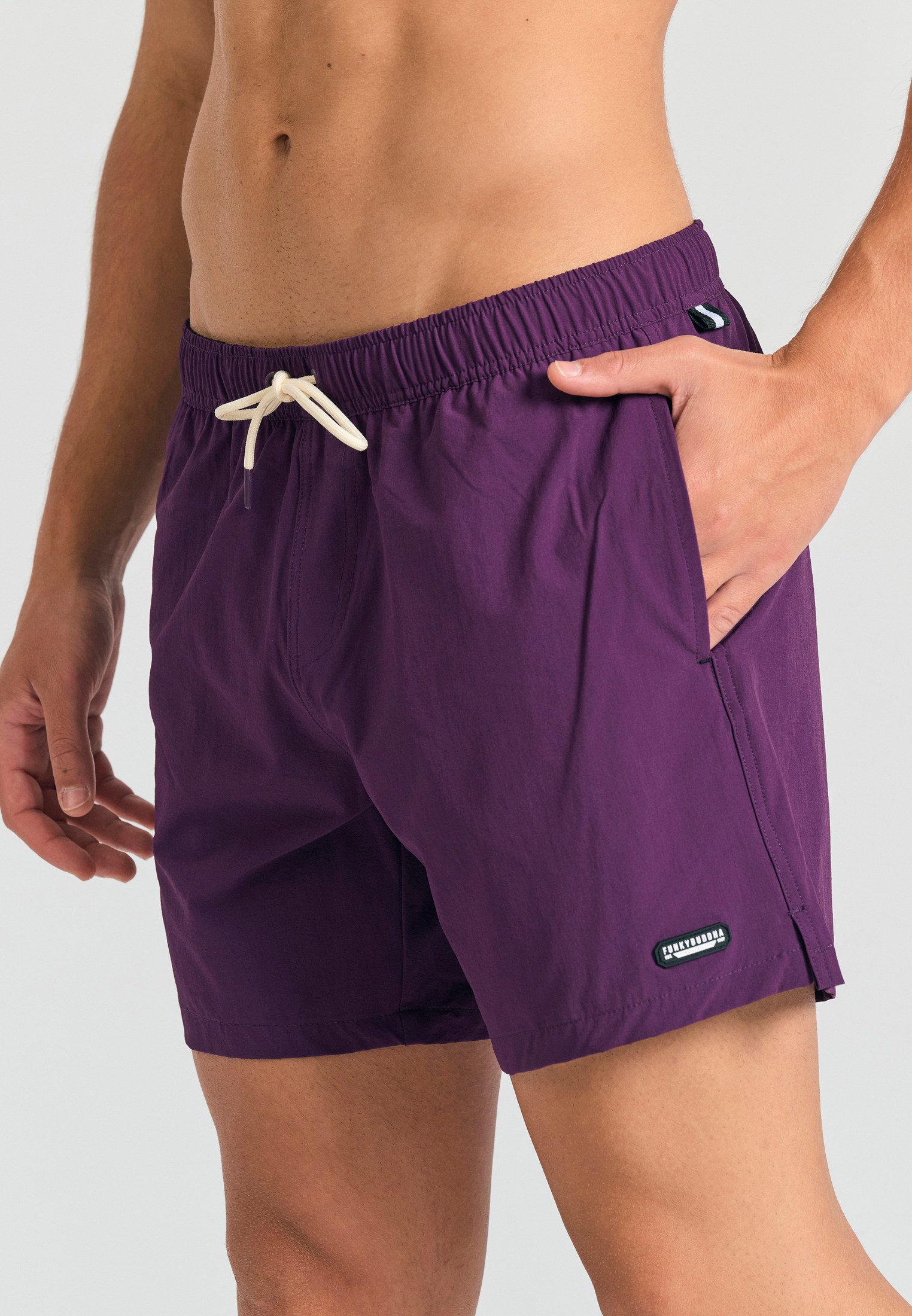 Men's Swim Shorts Funky Buddha Purple