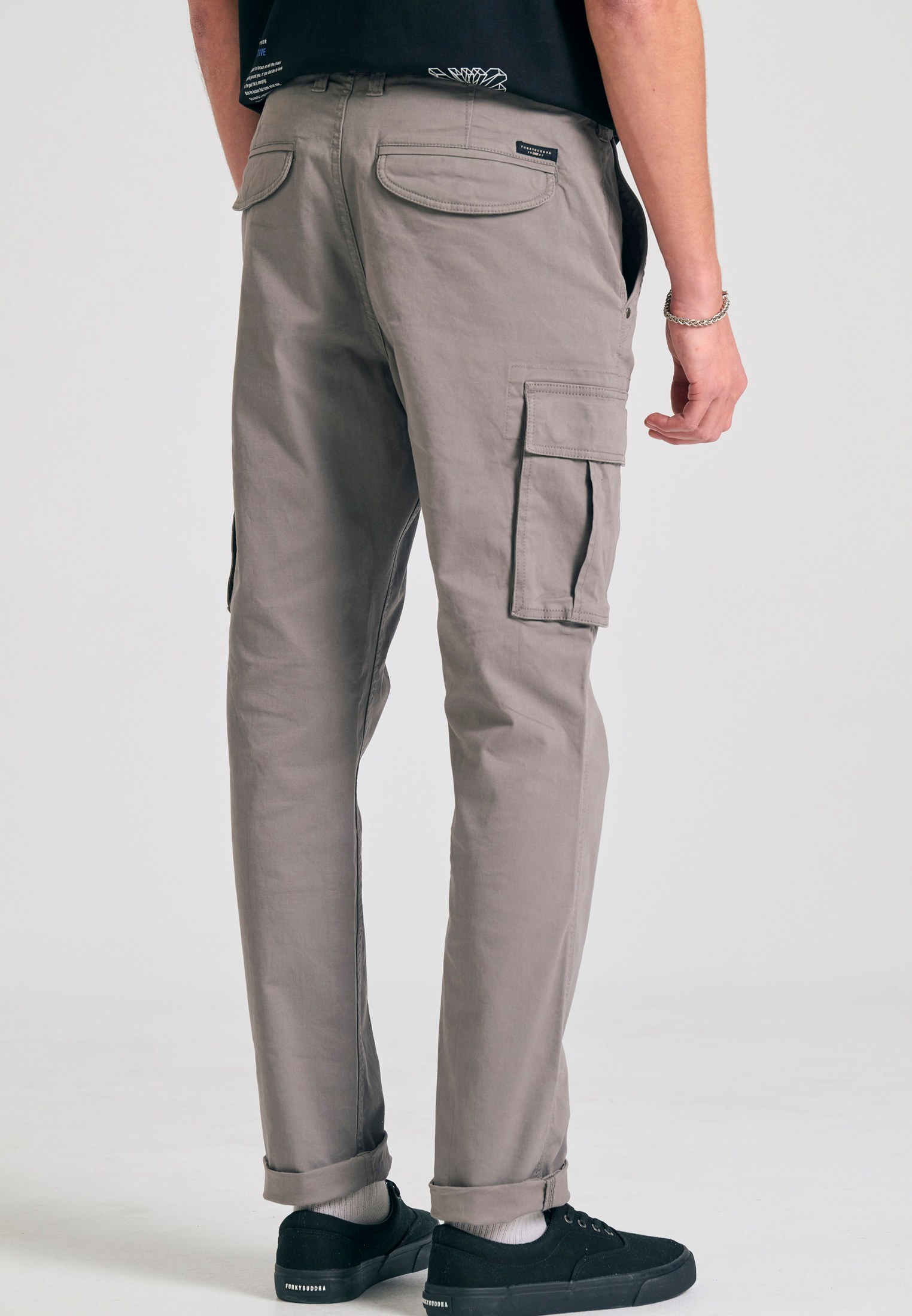 Men's Trousers Funky Buddha Gray