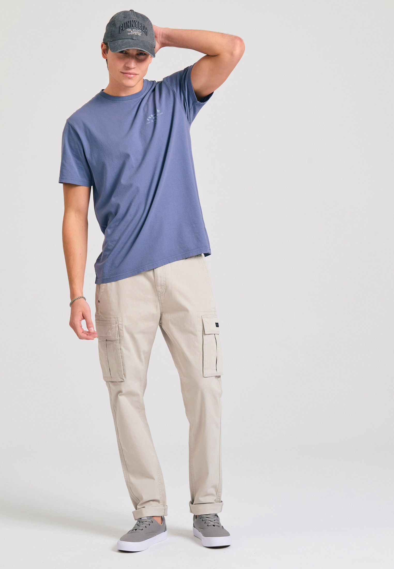 Men's Trousers Funky Buddha Gray