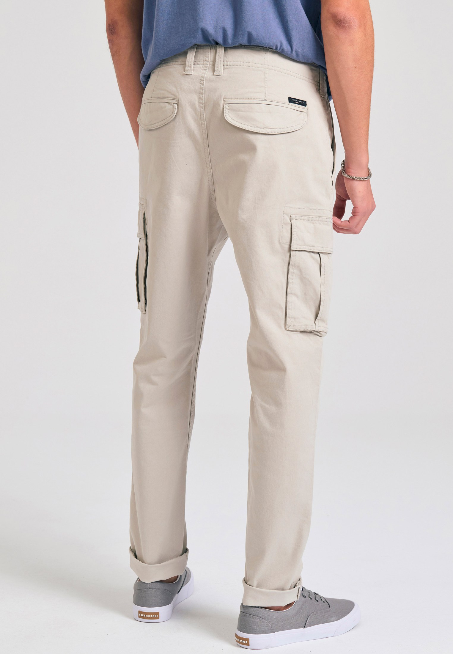 Men's Trousers Funky Buddha Gray