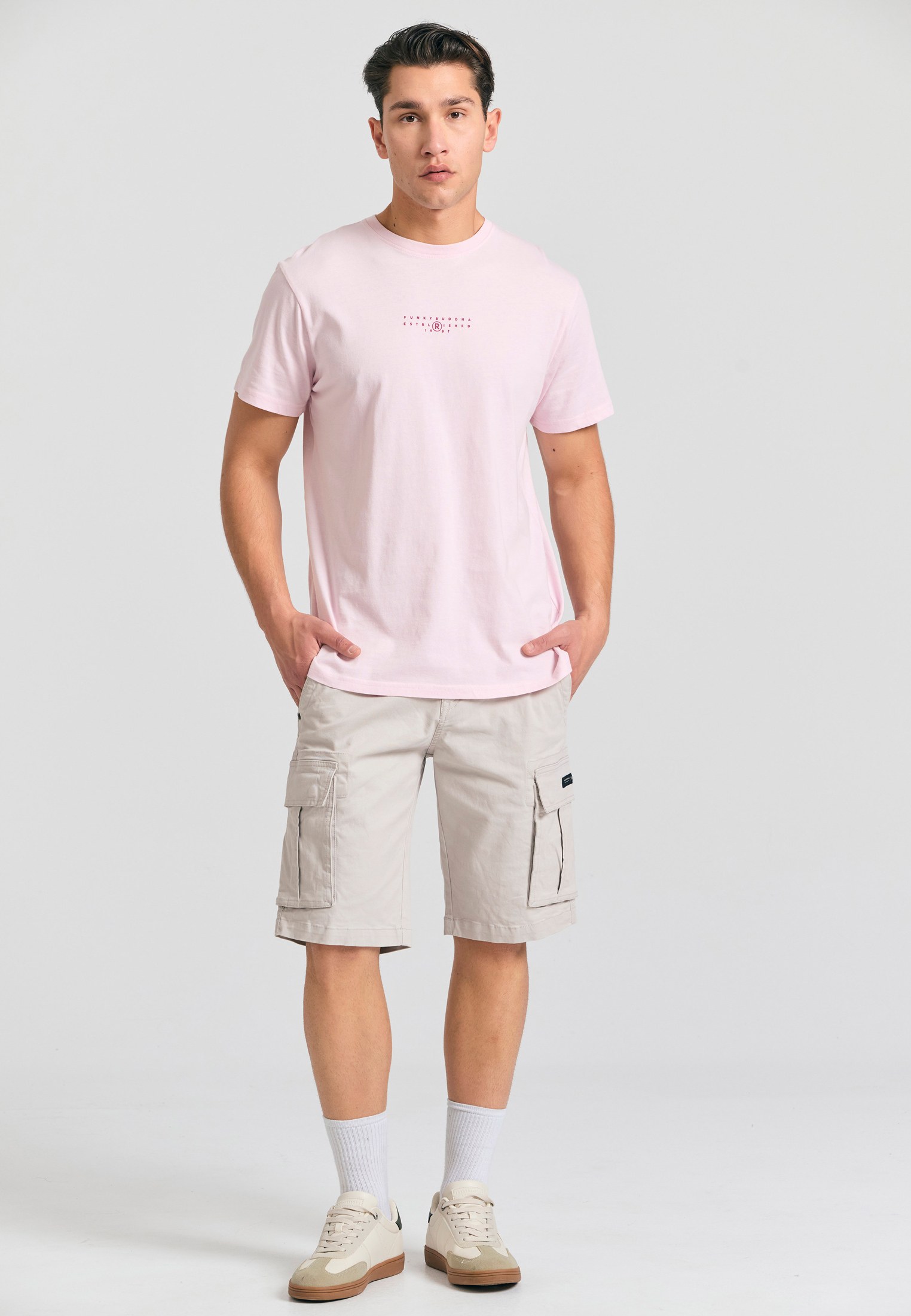 Men's Shorts Funky Buddha Gray