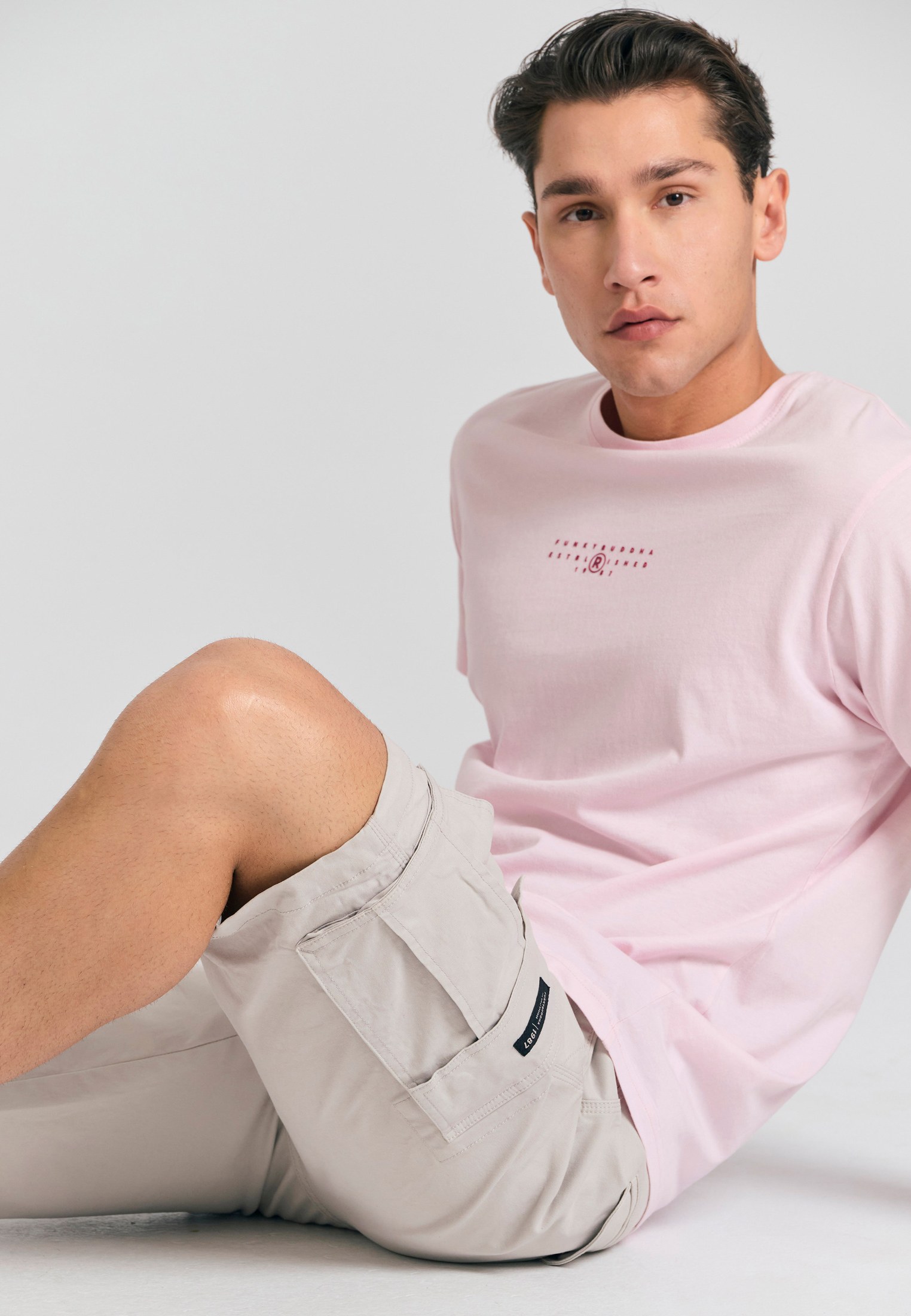 Men's Shorts Funky Buddha Gray