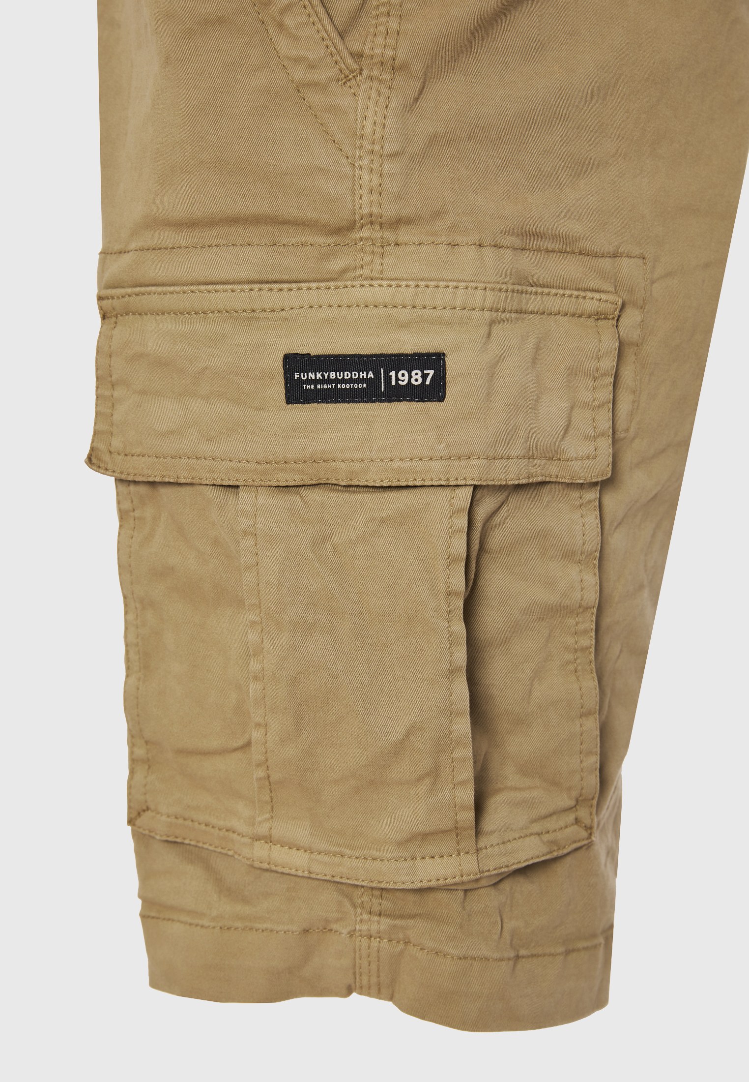 Men's Shorts Funky Buddha Beige