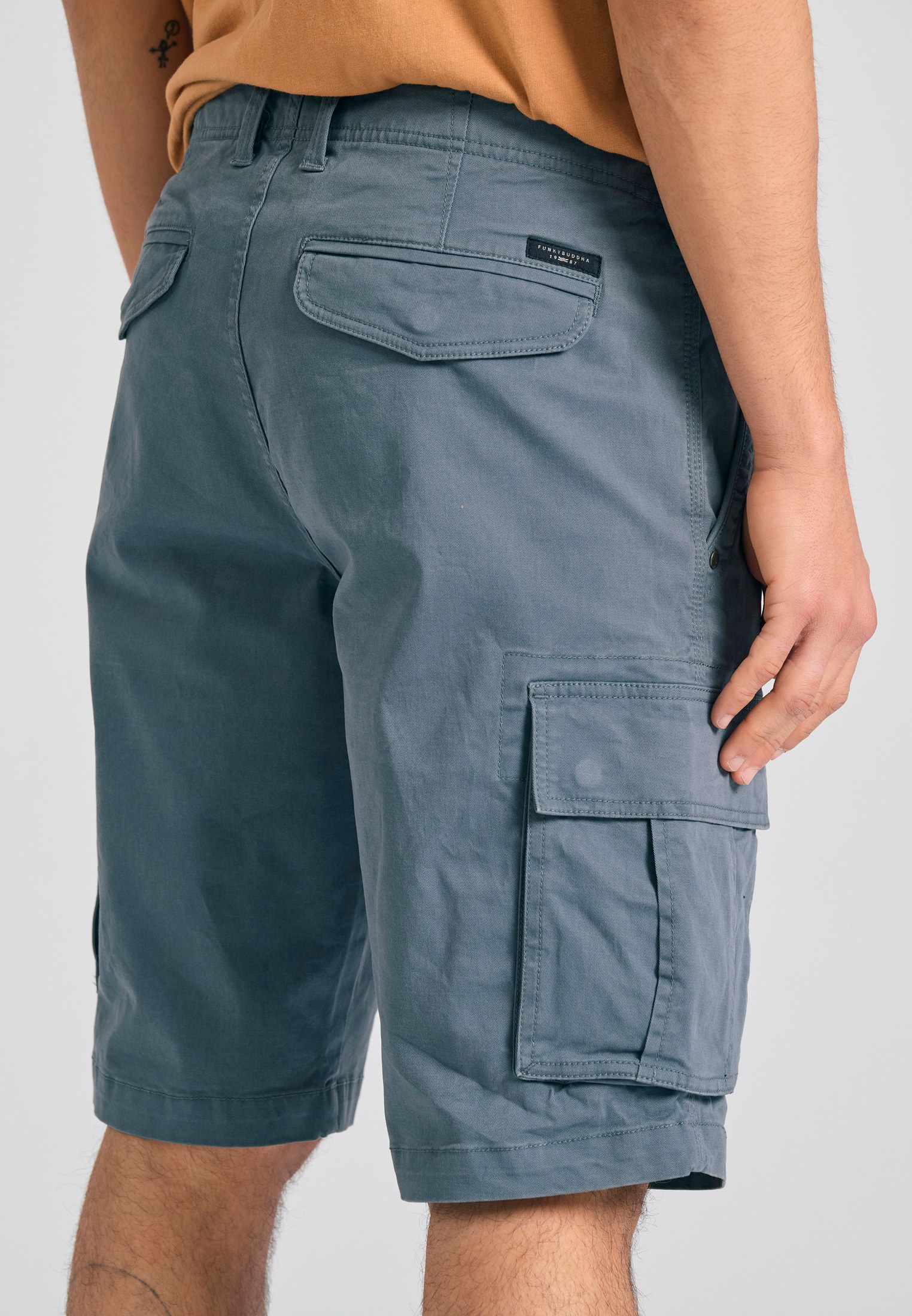 Men's Shorts Funky Buddha Gray