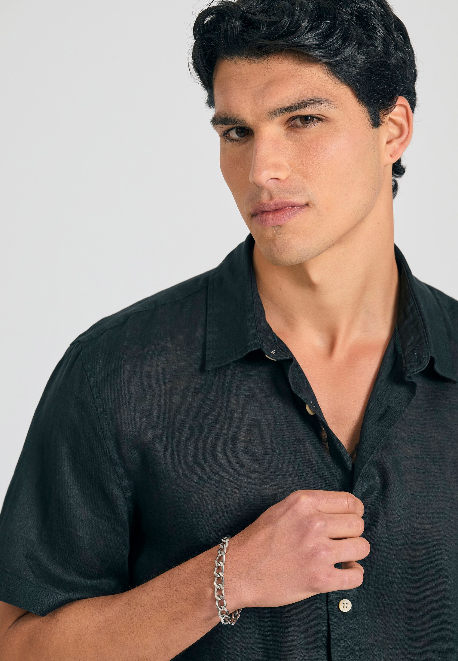 Men's Shirts Funky Buddha Black