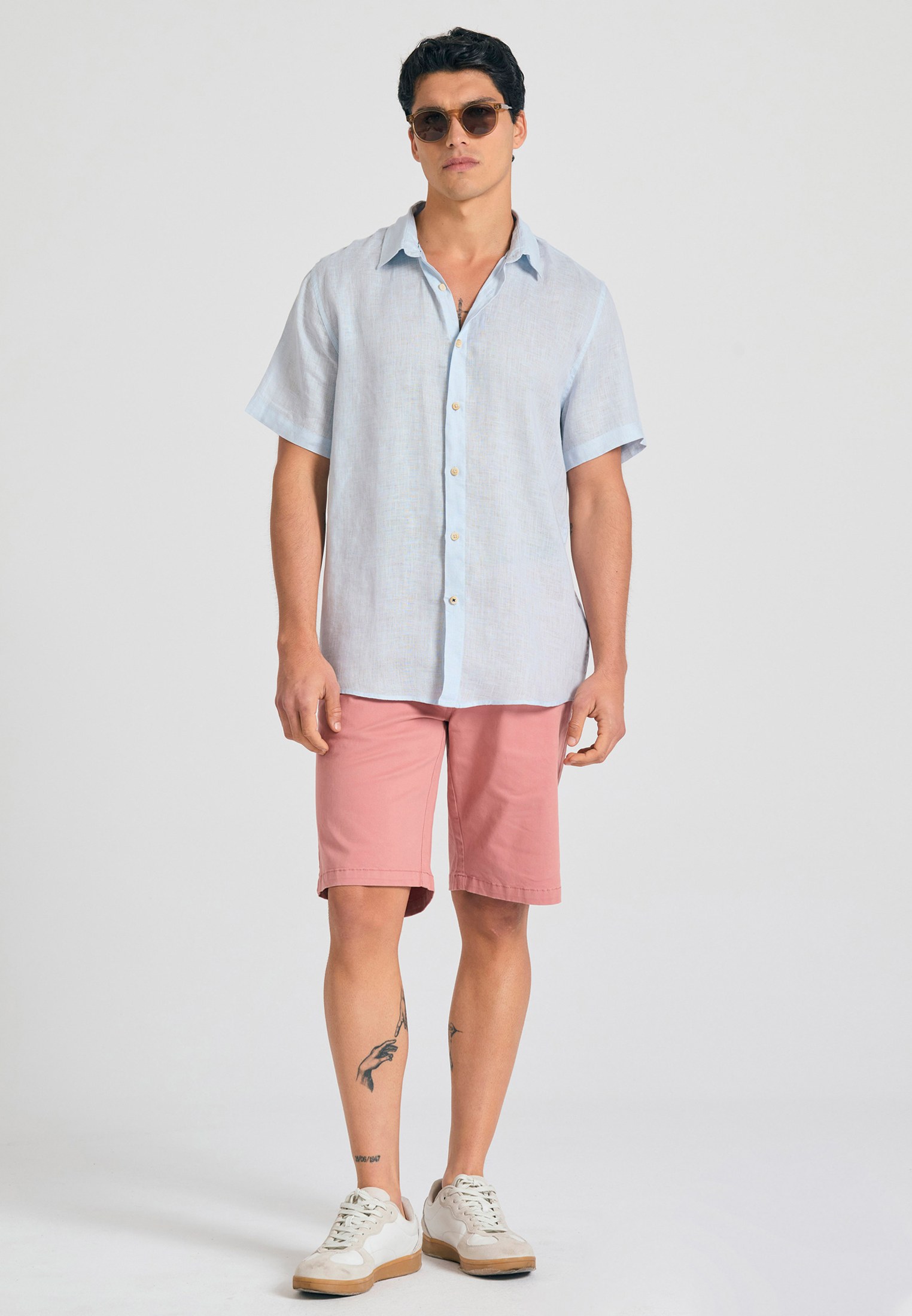 Men's Shirts Funky Buddha Blue