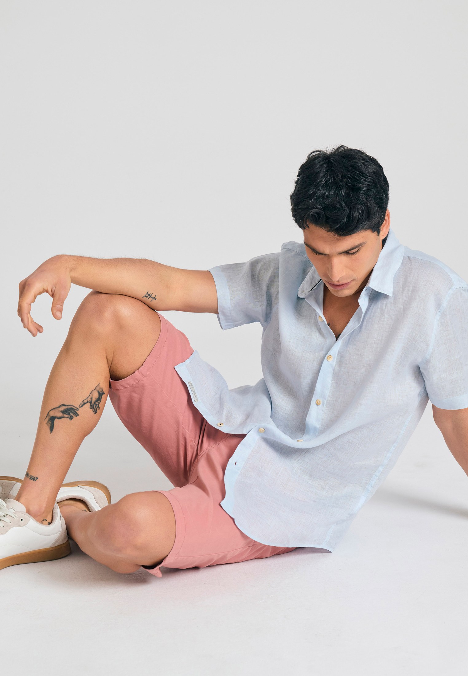 Men's Shirts Funky Buddha Blue