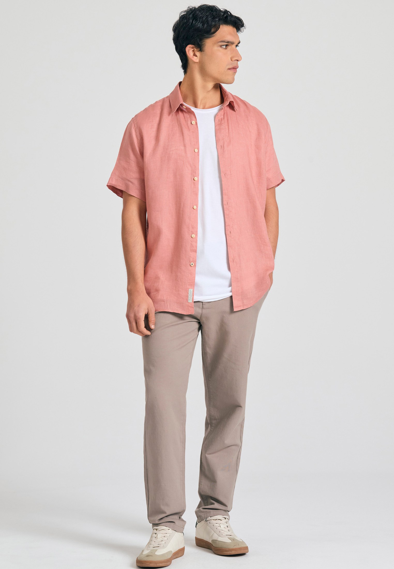 Men's Shirts Funky Buddha Orange