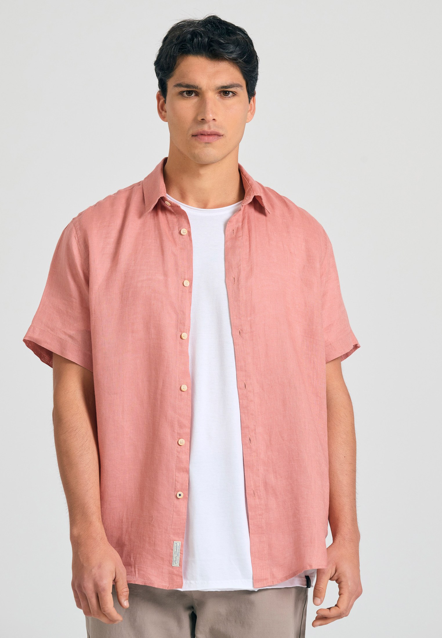Men's Shirts Funky Buddha Orange