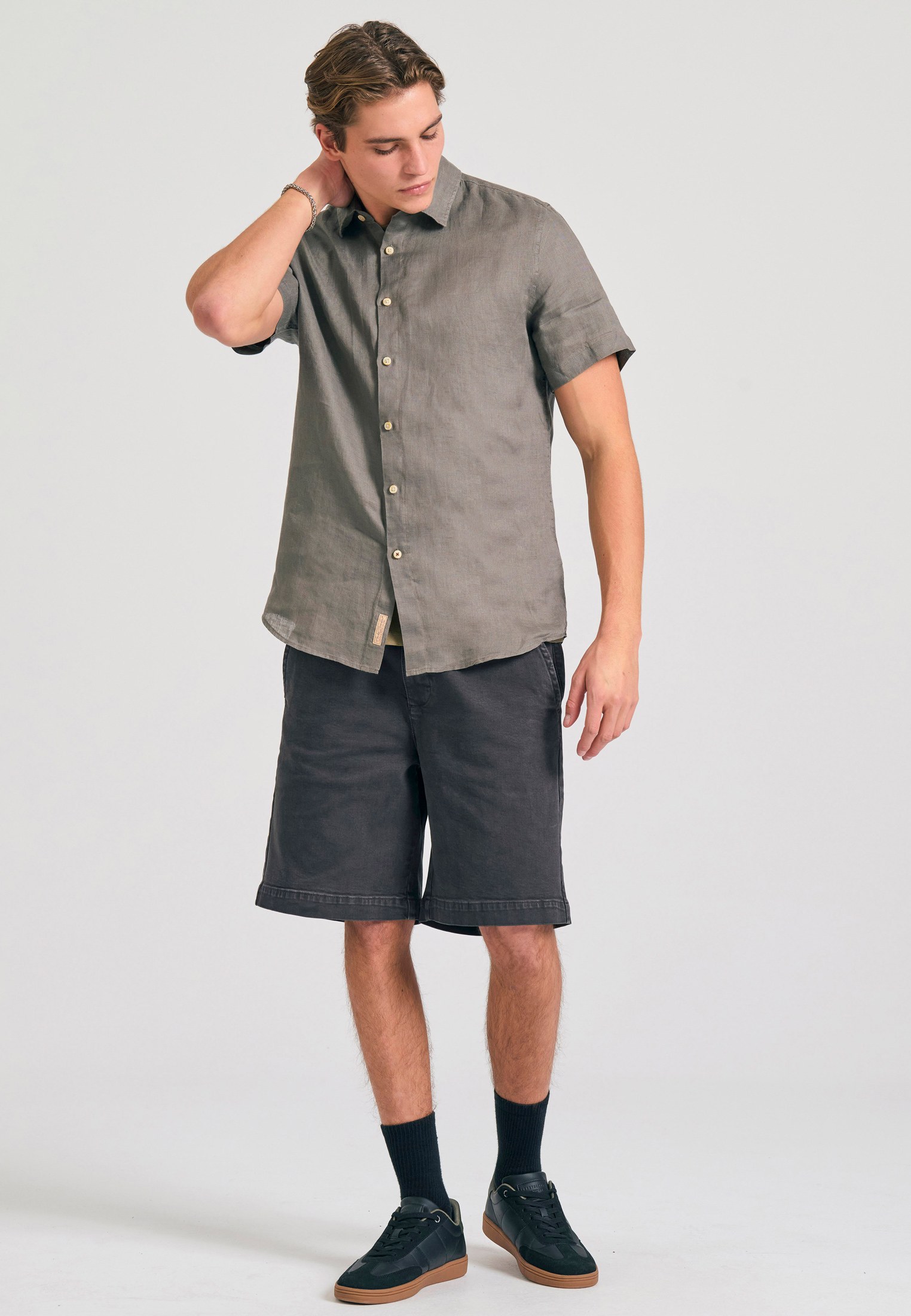 Men's Shirts Funky Buddha Brown