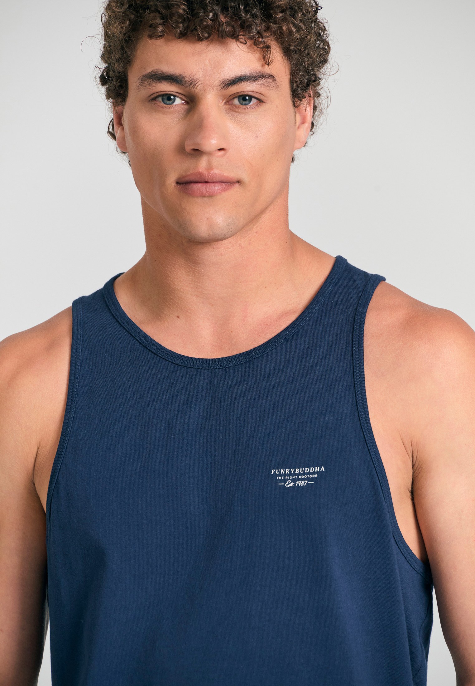 Men's T-Shirts Funky Buddha Navy