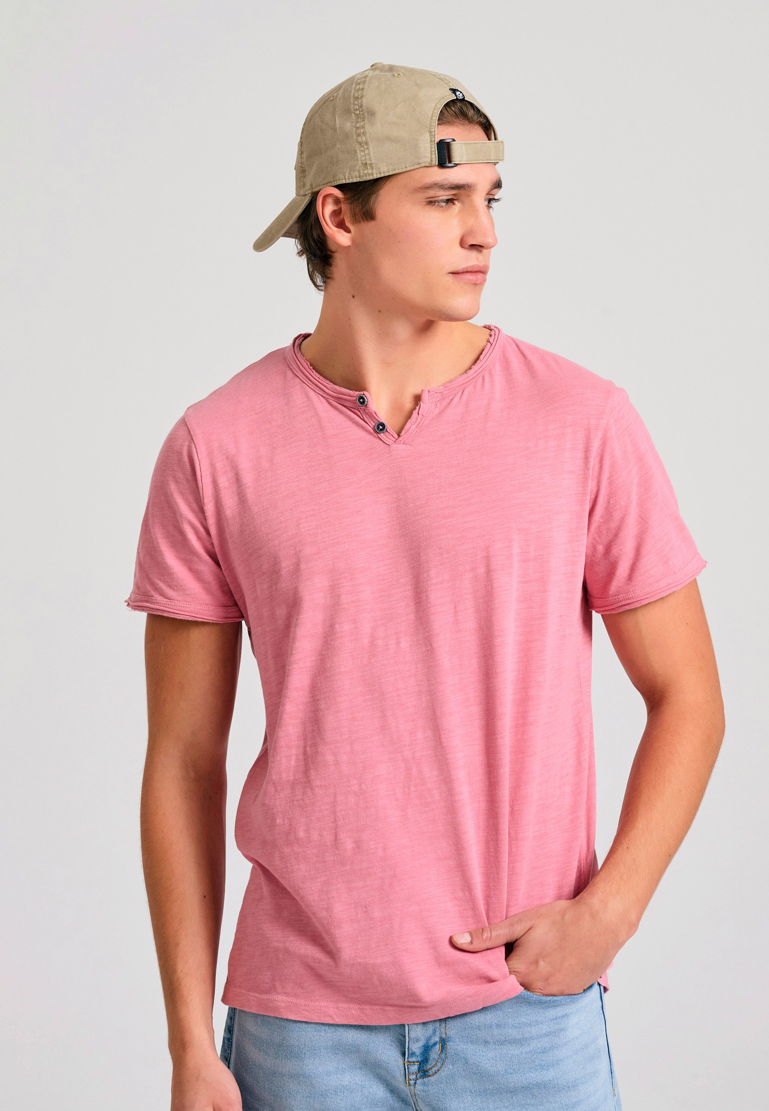 Men's T-Shirts Funky Buddha Pink
