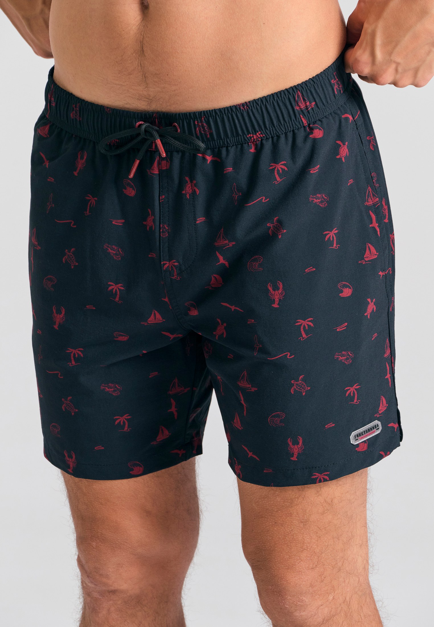 Men's Swim Shorts Funky Buddha Black