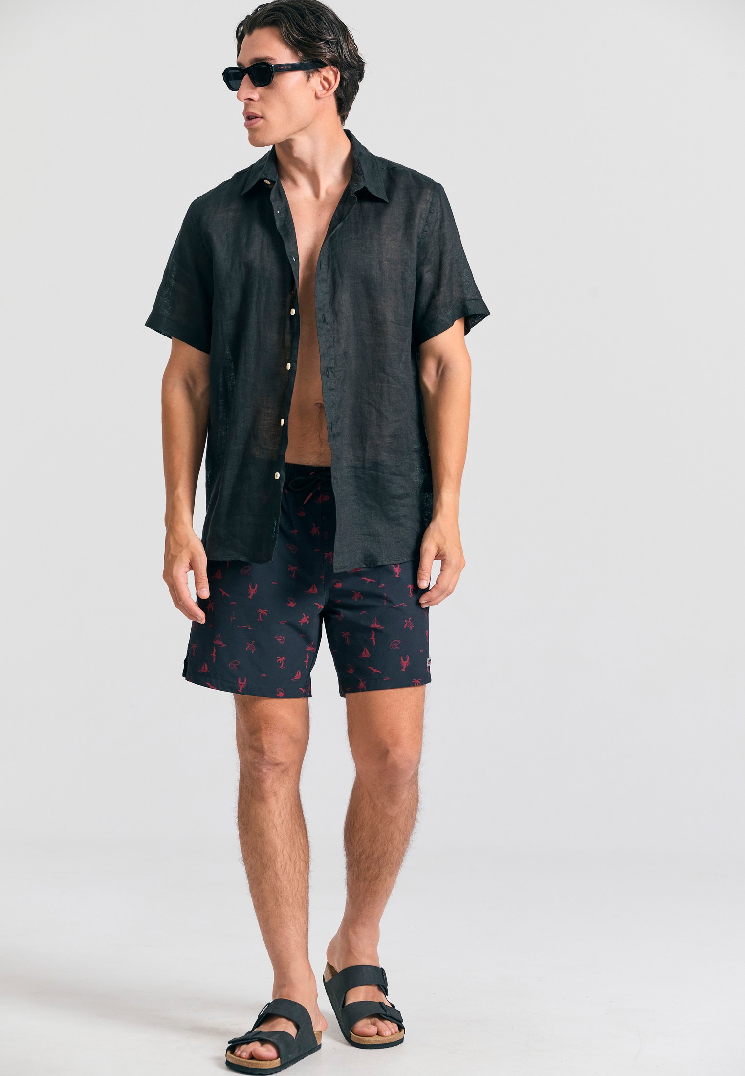Men's Swim Shorts Funky Buddha Black