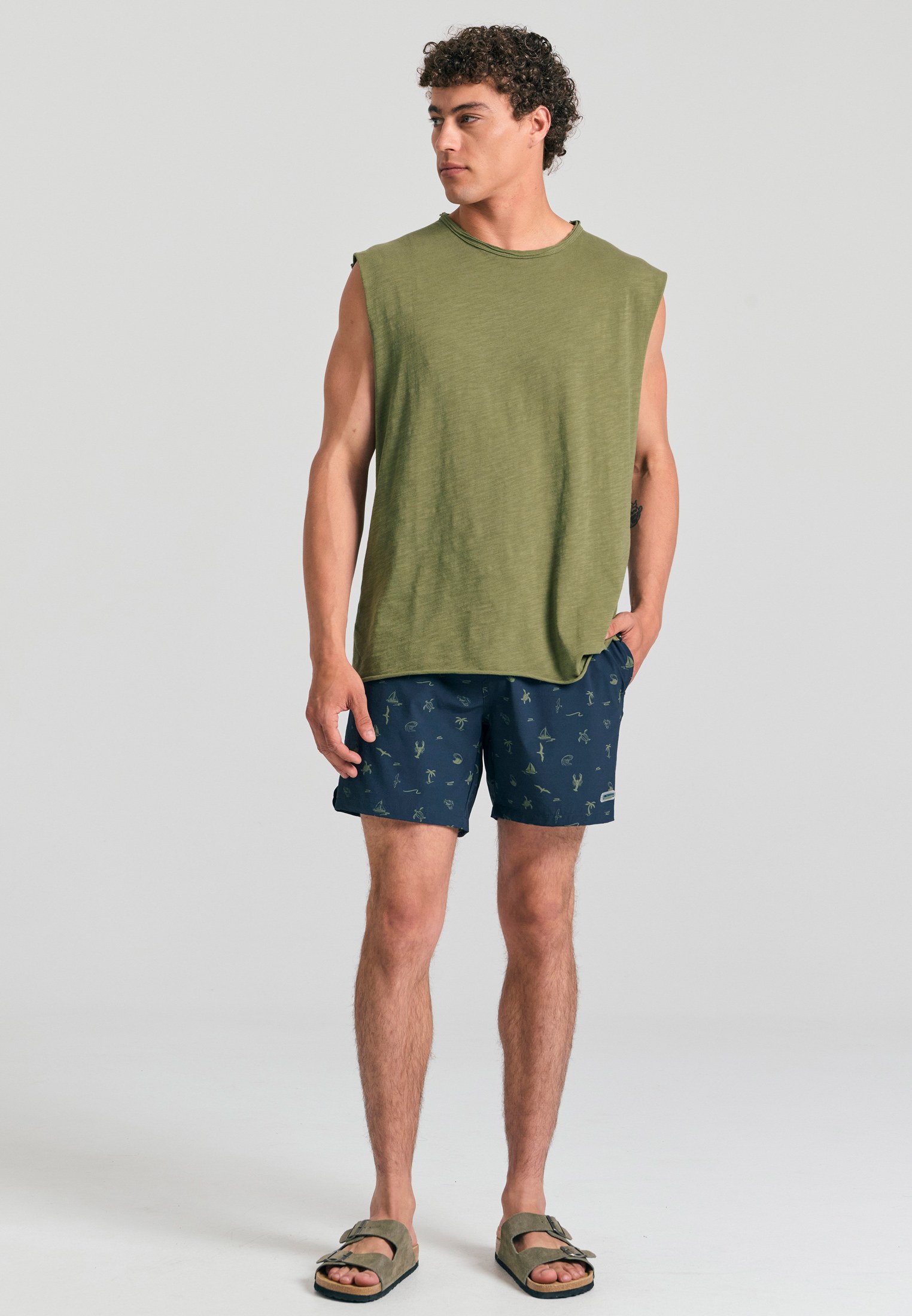 Men's Swim Shorts Funky Buddha Navy