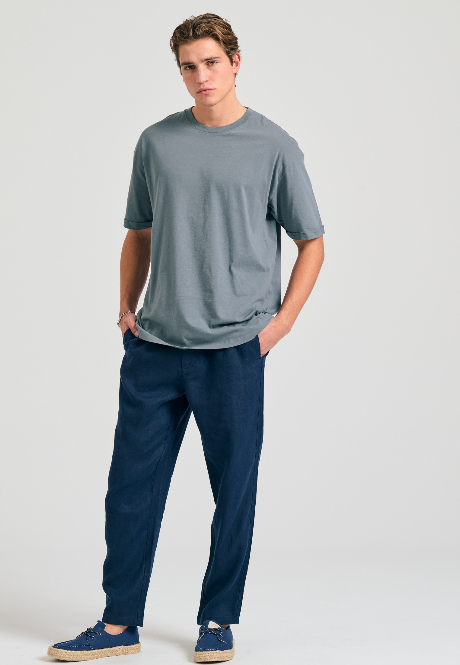 Men's T-Shirts Funky Buddha Gray