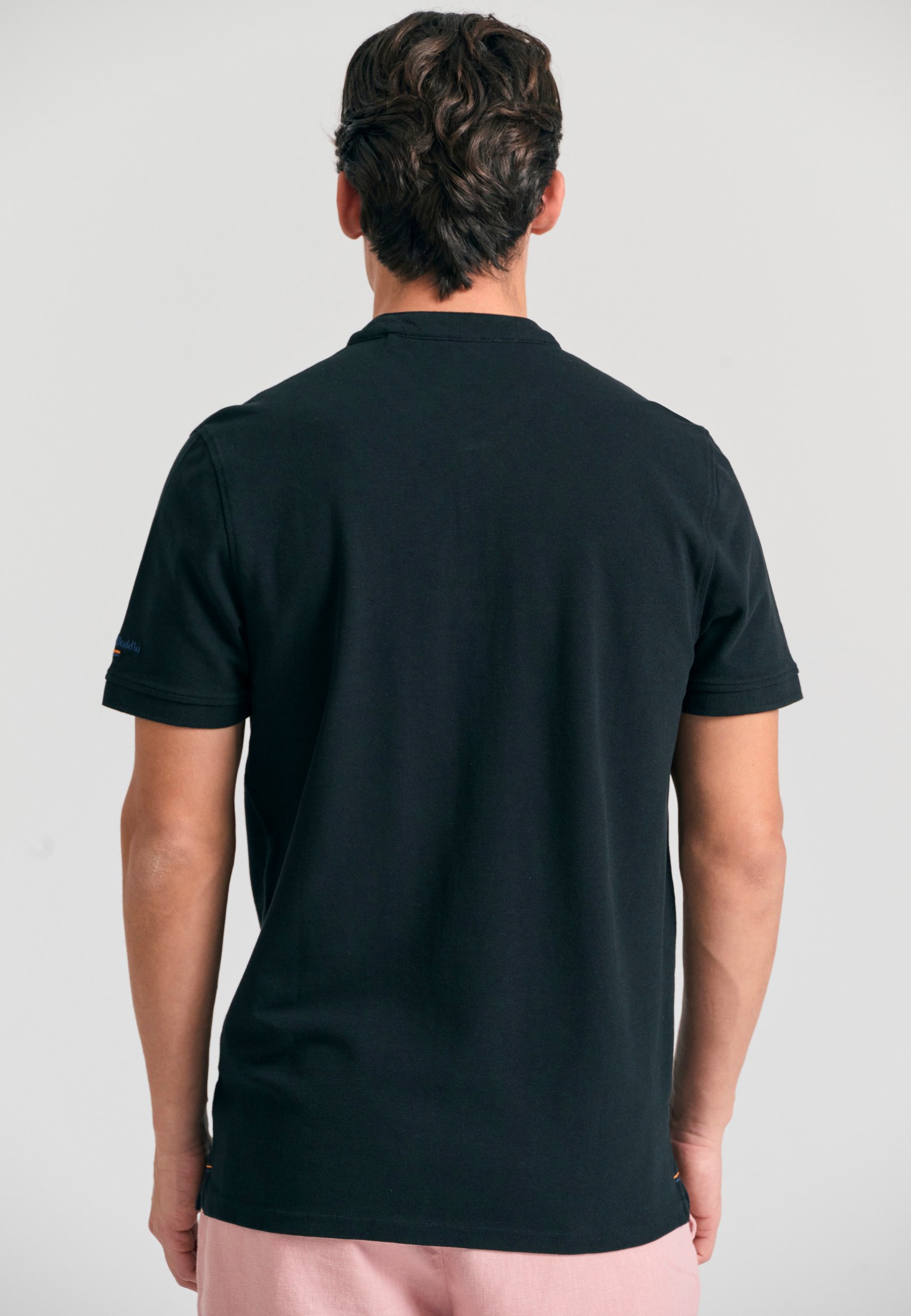 Men's Polo Shirts Funky Buddha Black