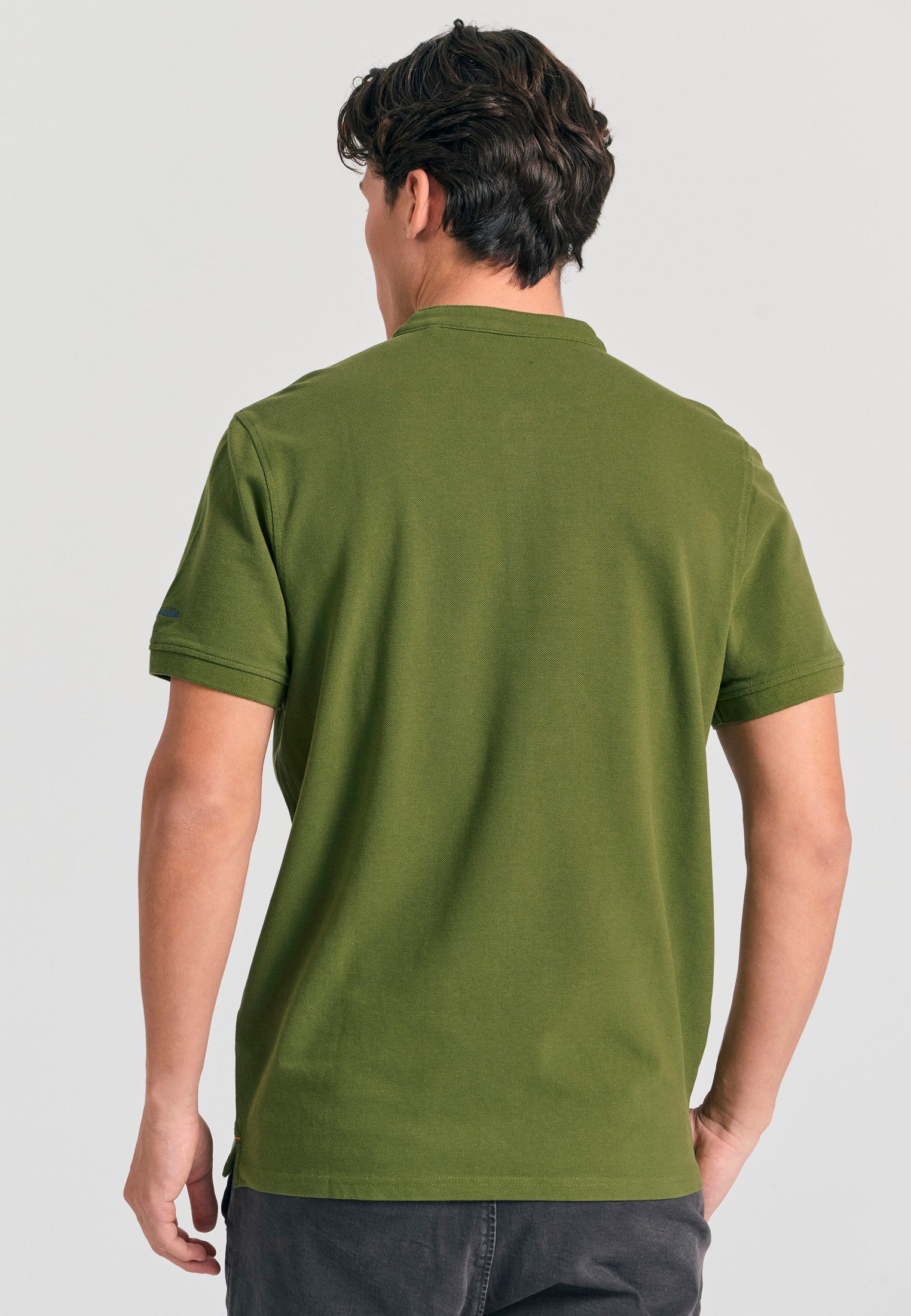 Men's Polo Shirts Funky Buddha Khaki