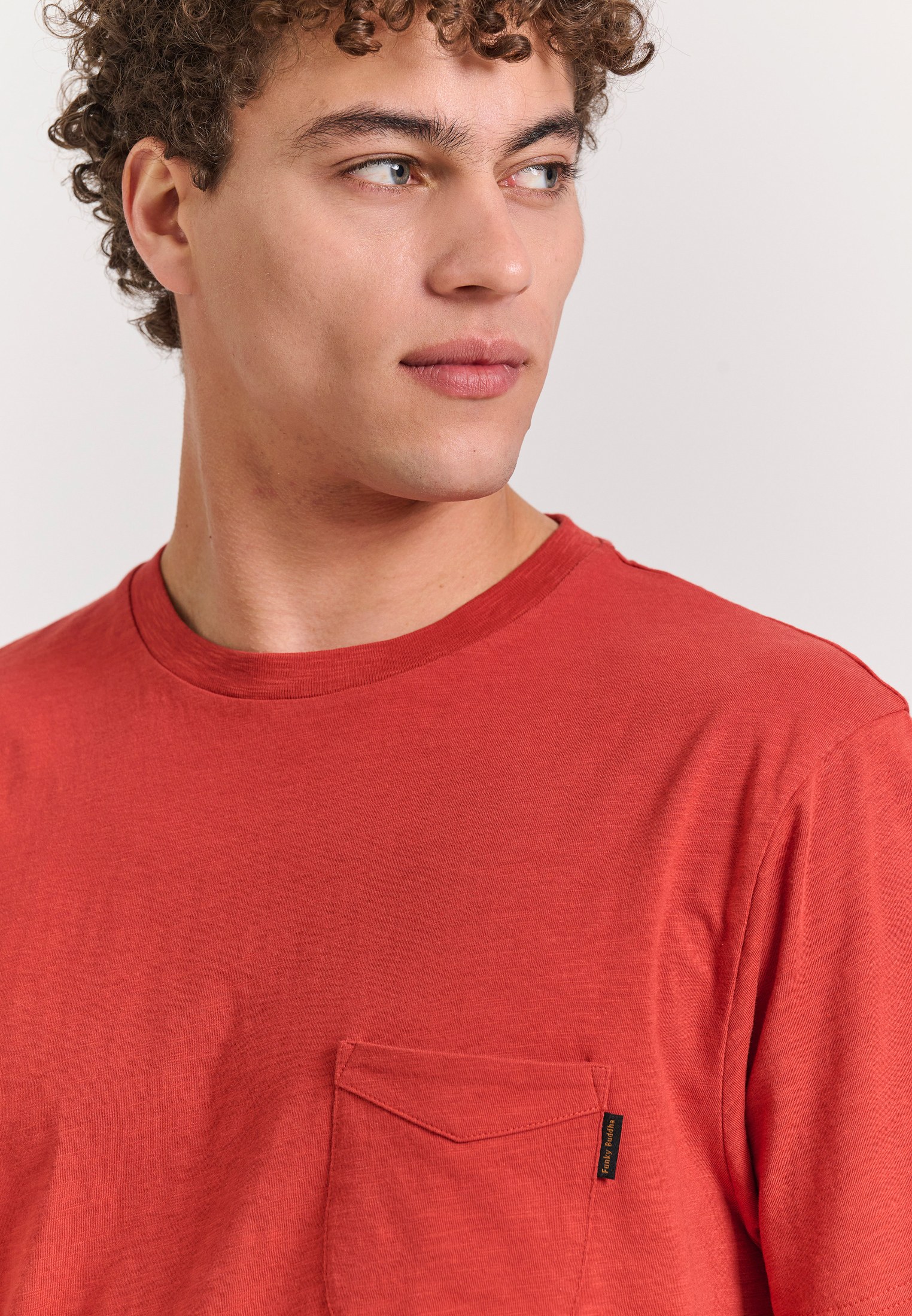 Men's T-Shirts Funky Buddha Brown