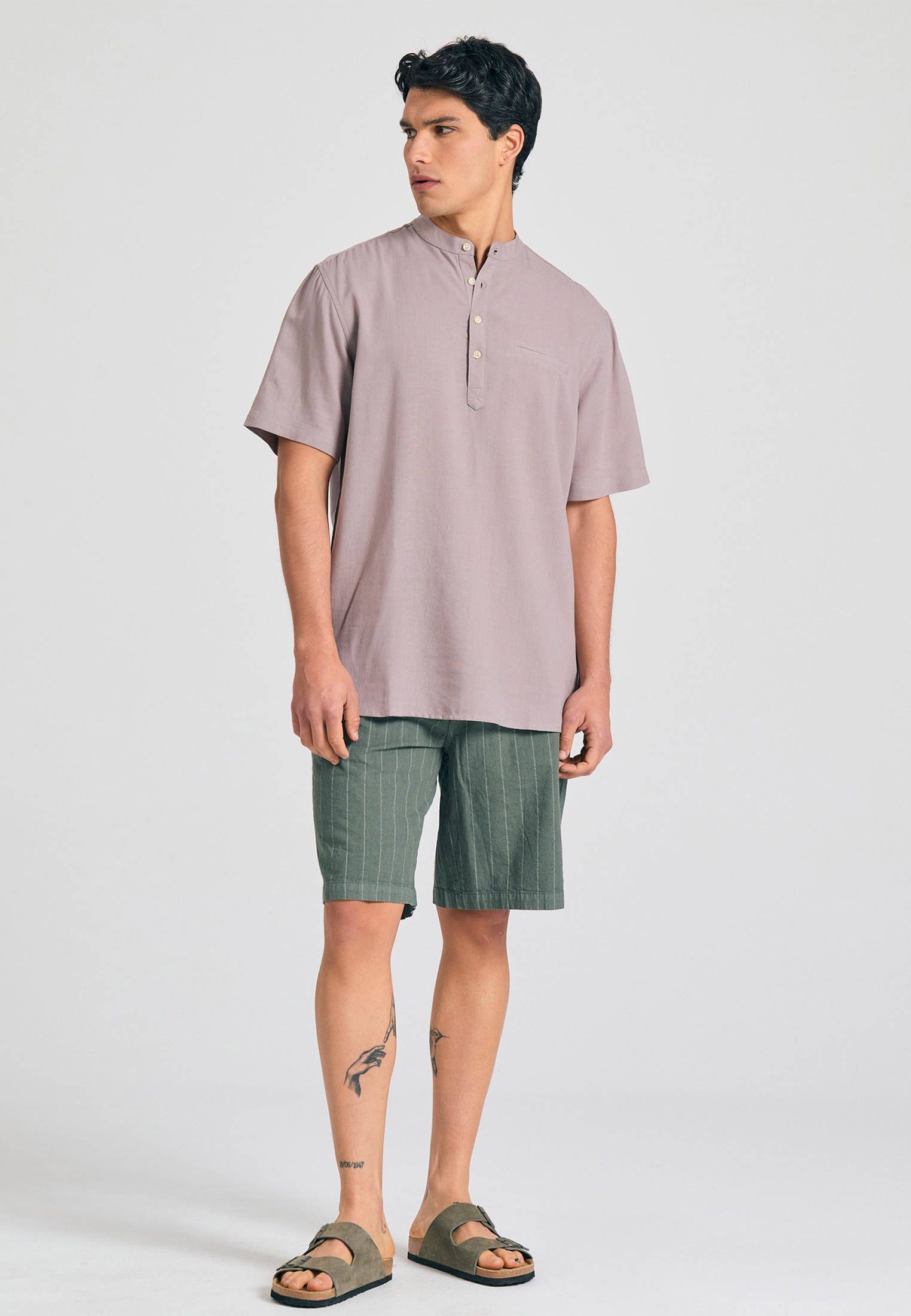 Men's Shirts Funky Buddha Brown