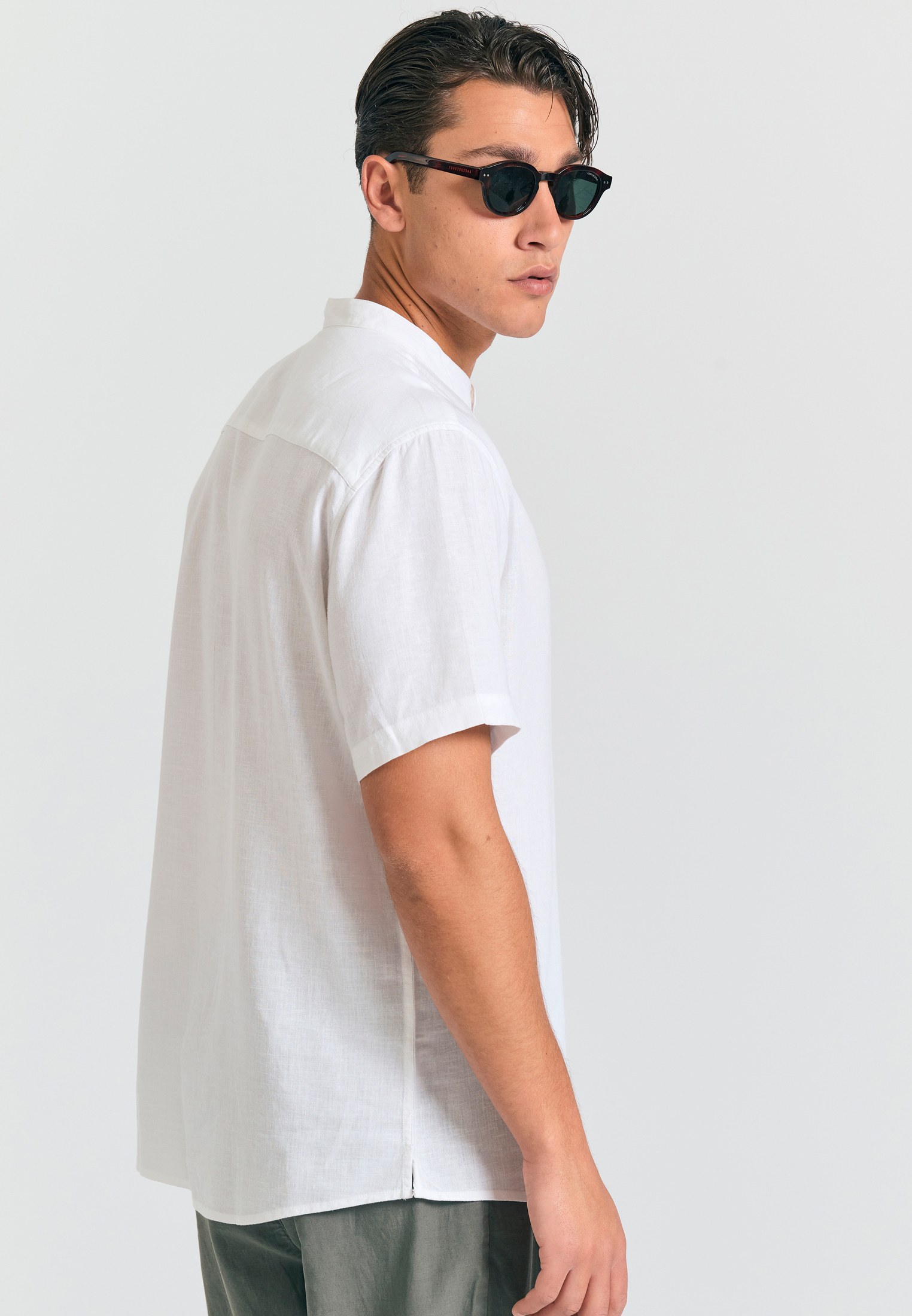 Men's Shirts Funky Buddha White