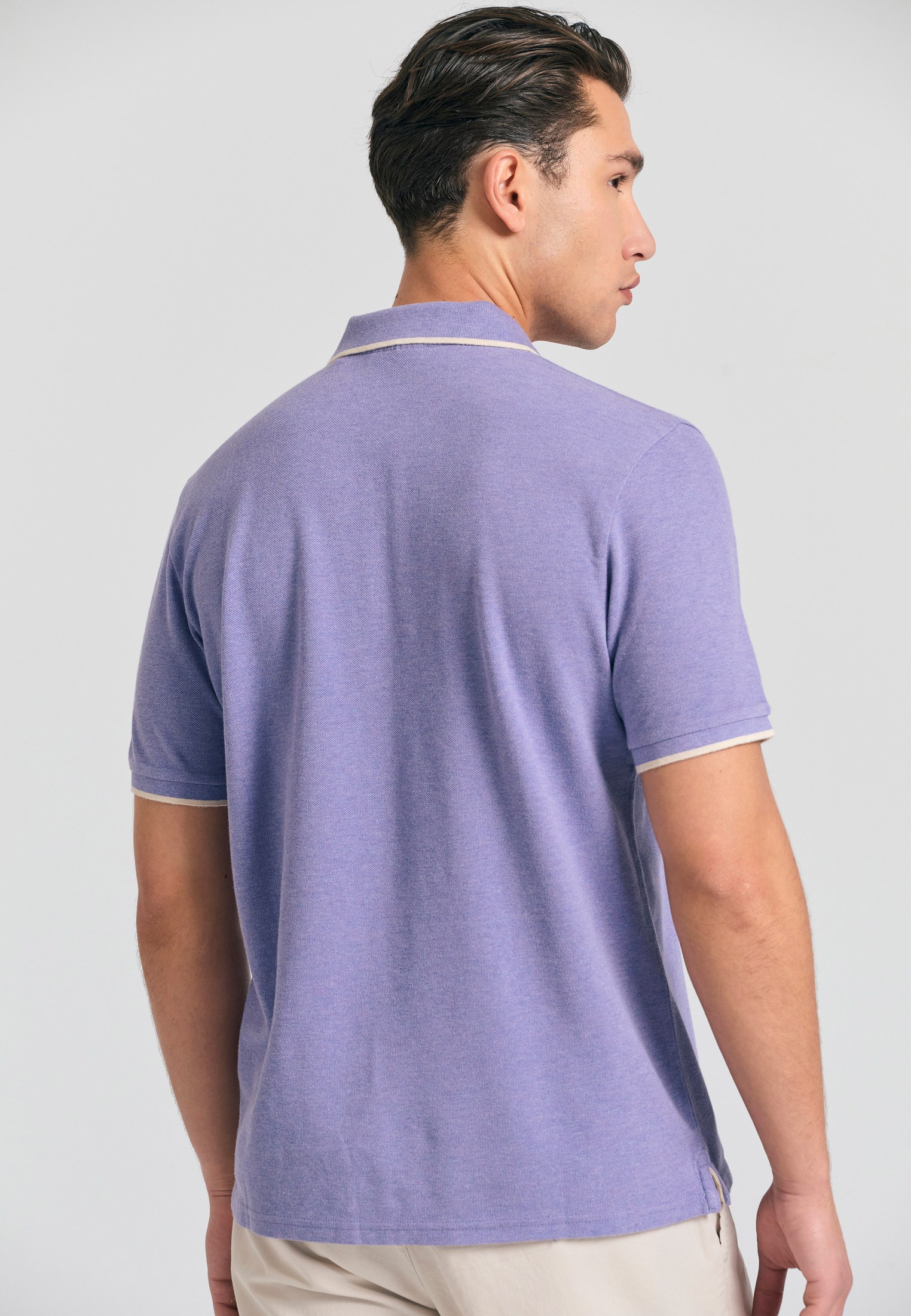 Men's Polo Shirts Funky Buddha Purple