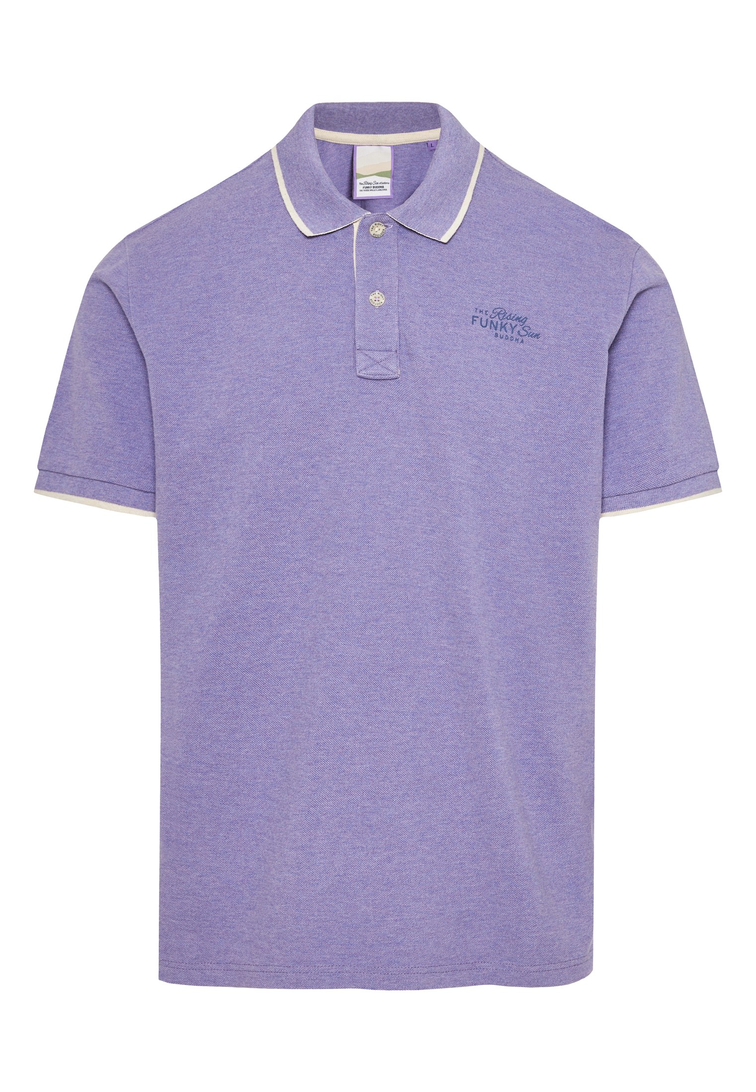 Men's Polo Shirts Funky Buddha Purple