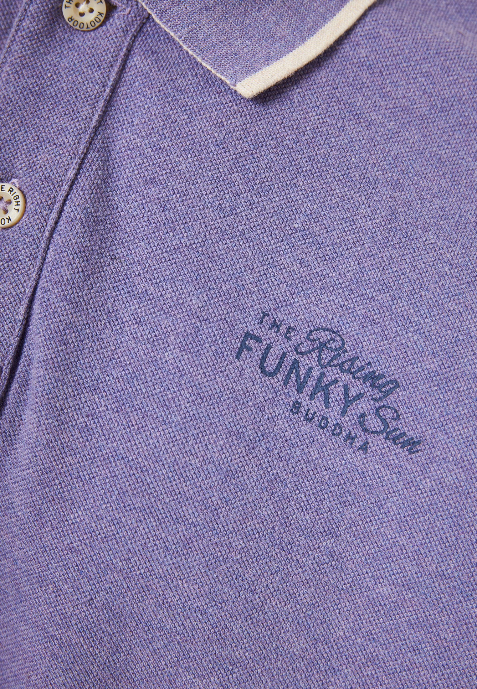 Men's Polo Shirts Funky Buddha Purple