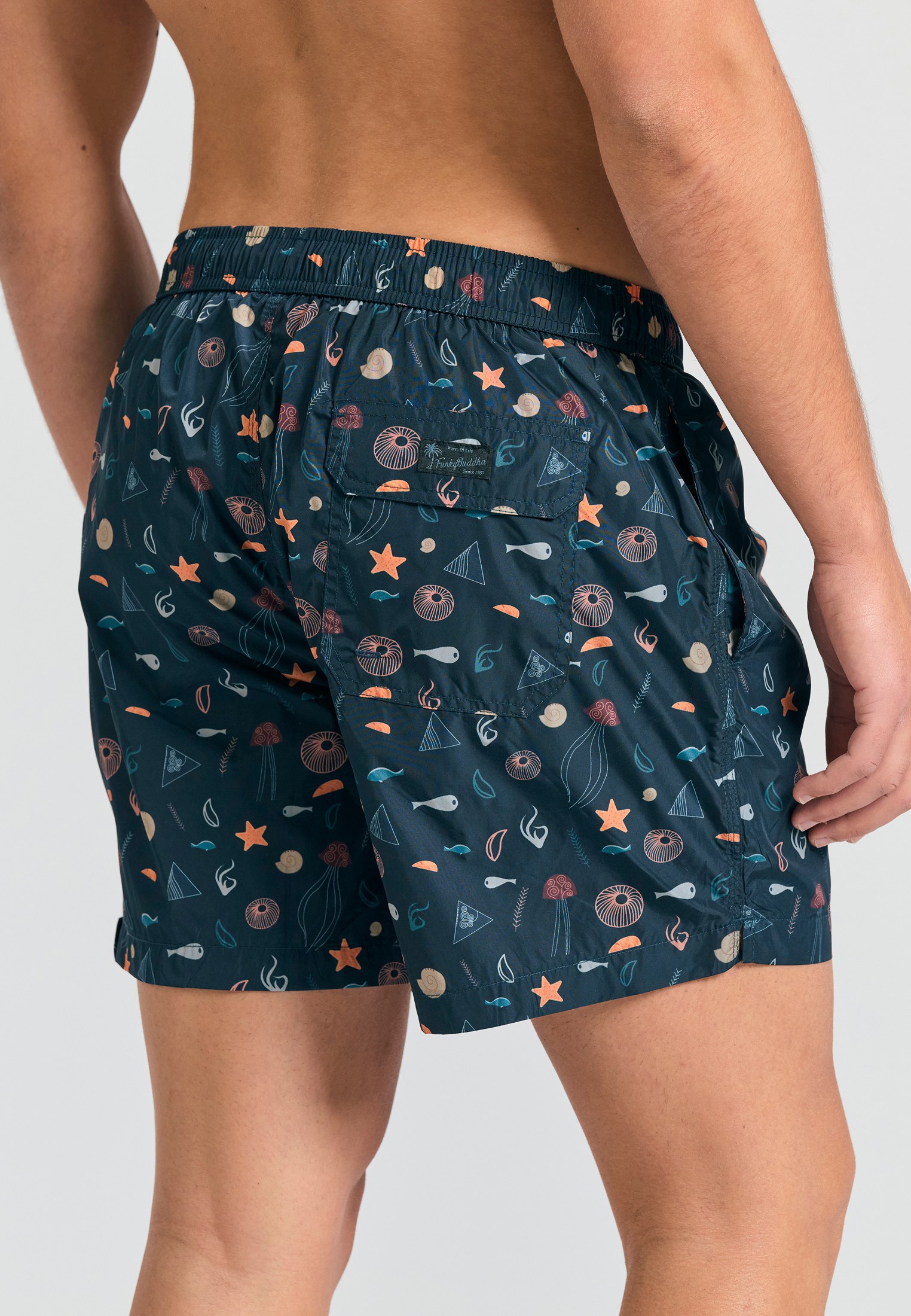 Men's Swim Shorts Funky Buddha Black