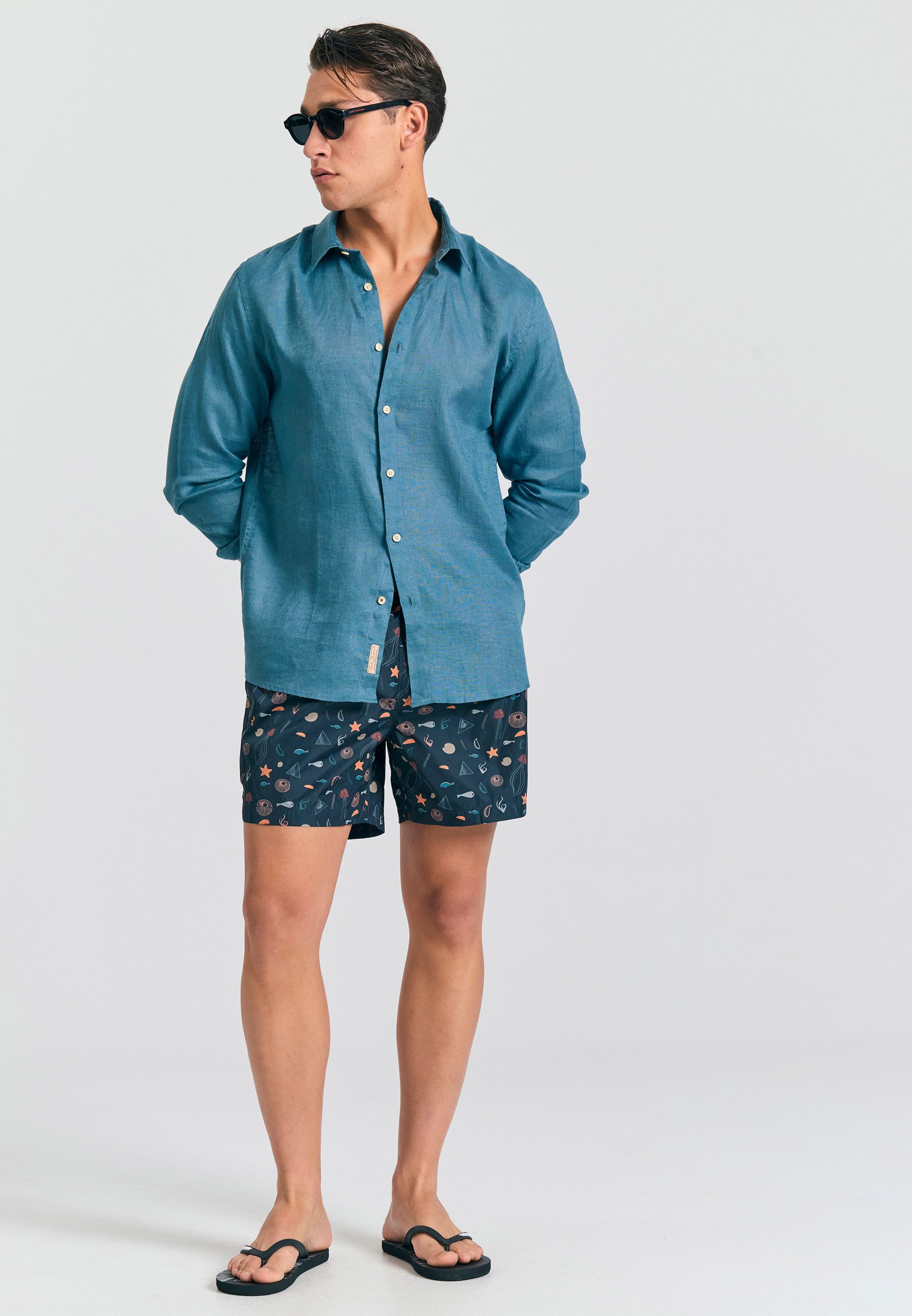 Men's Swim Shorts Funky Buddha Black