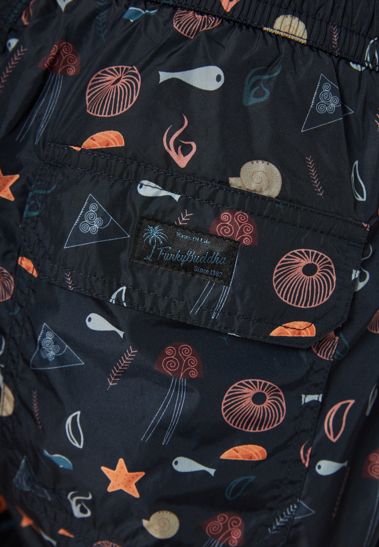 Men's Swim Shorts Funky Buddha Black