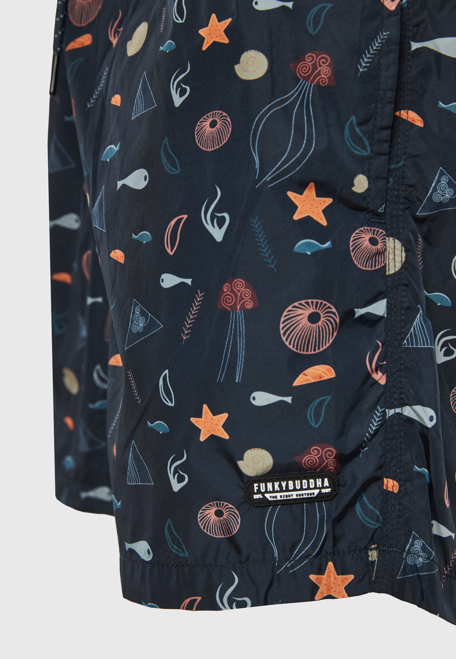 Men's Swim Shorts Funky Buddha Black