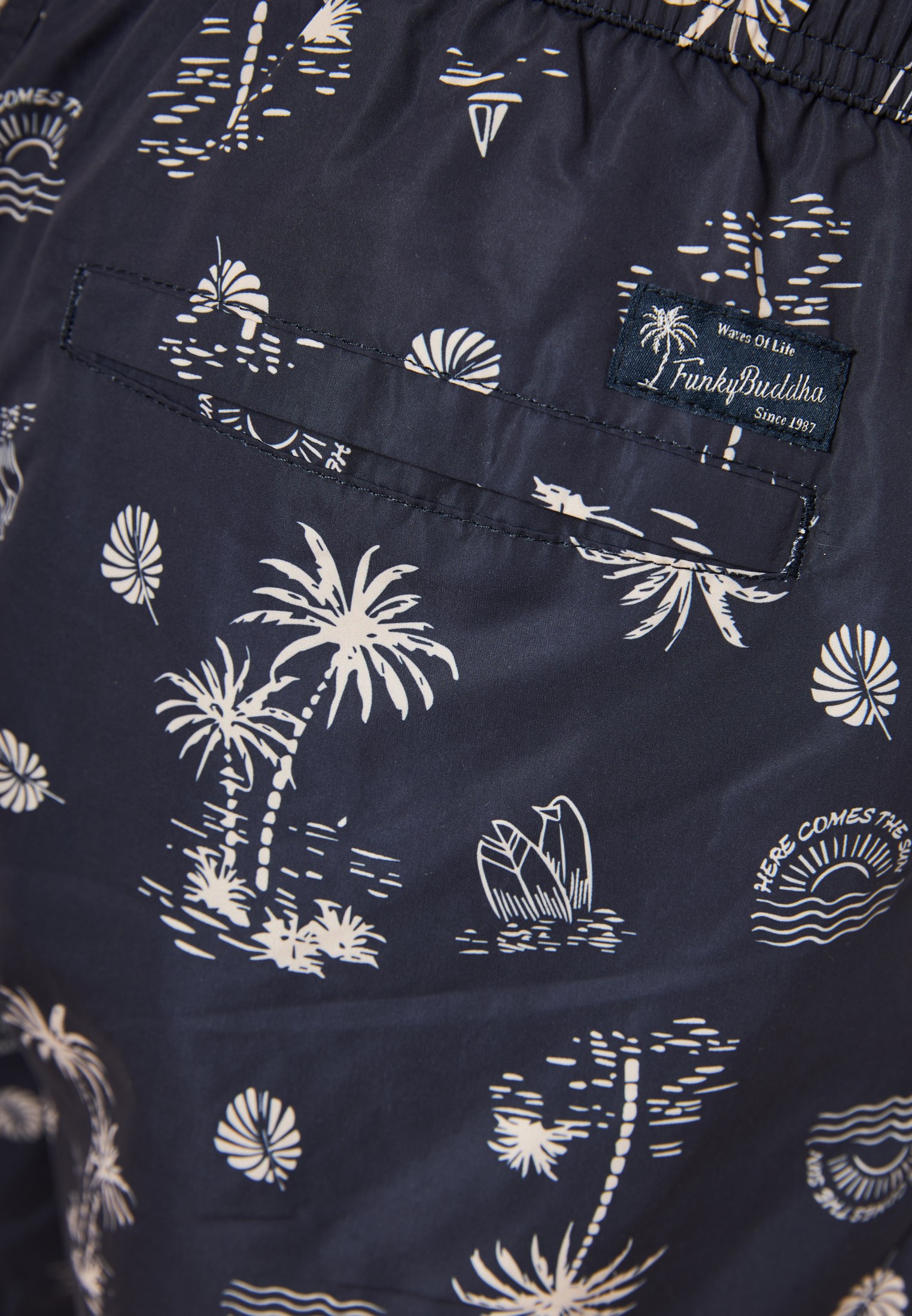 Men's Swim Shorts Funky Buddha Navy