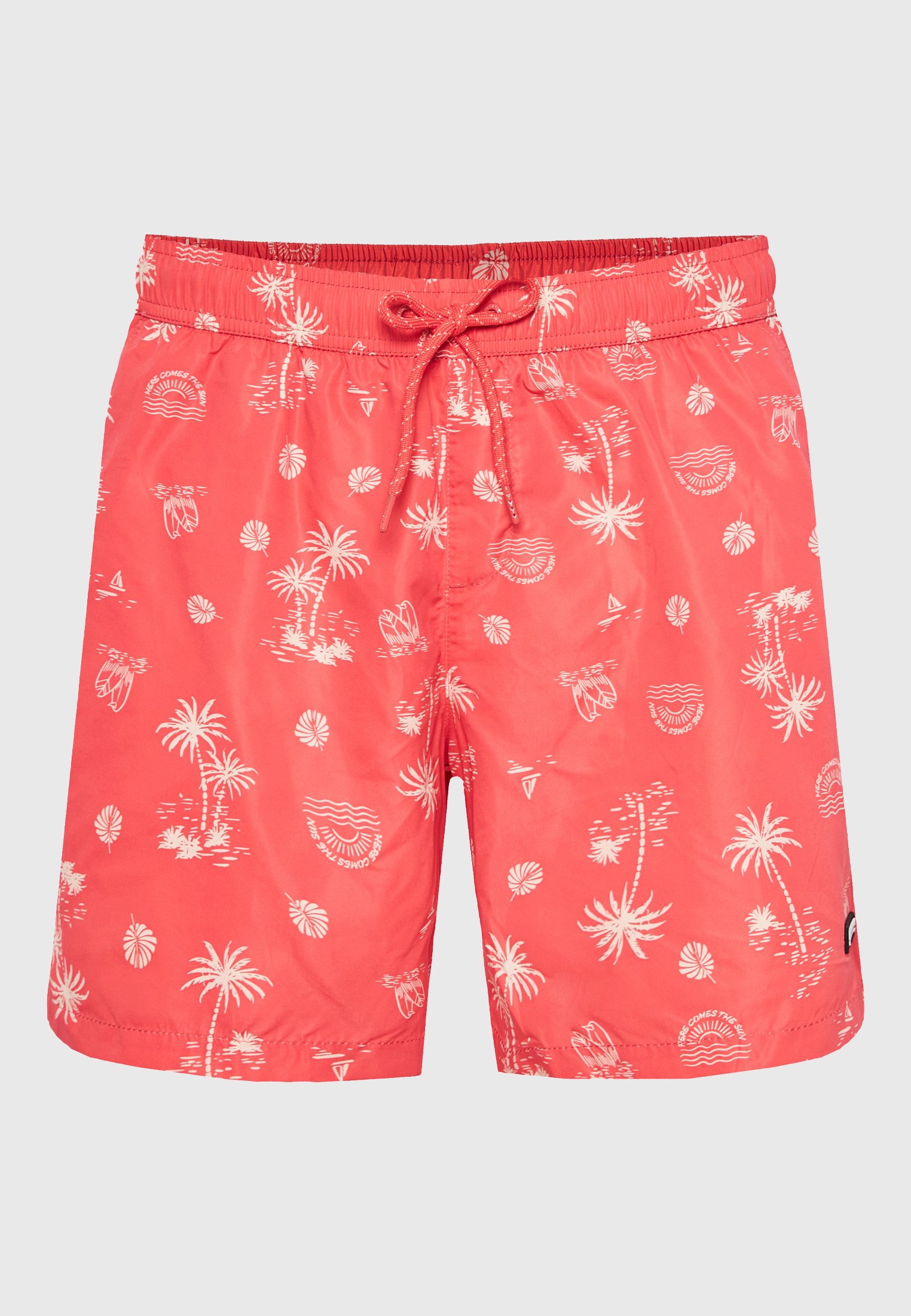 Men's Swim Shorts Funky Buddha Orange