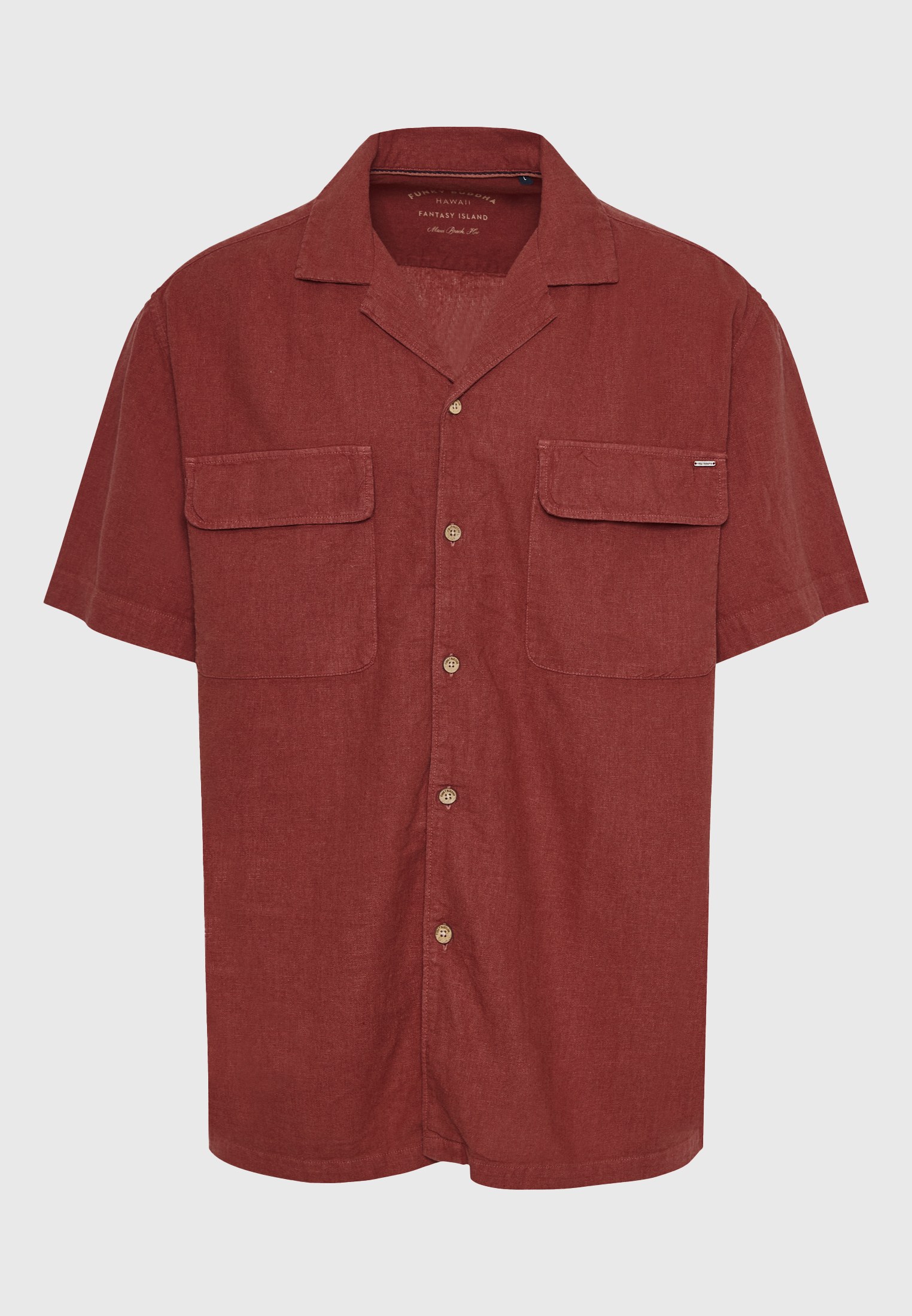 Men's Shirts Funky Buddha Brown