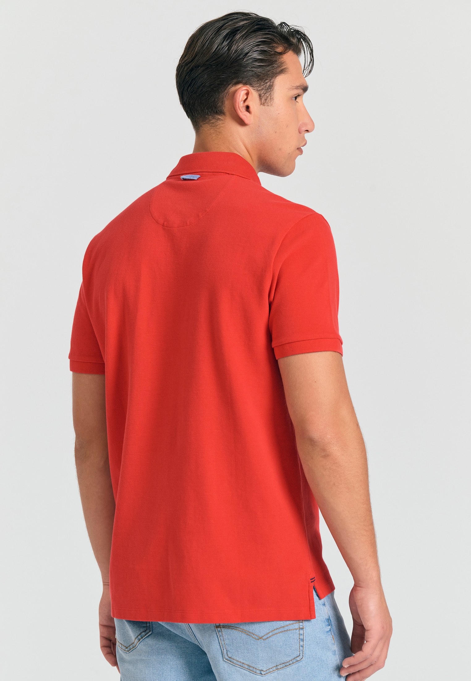 Men's Polo Shirts Funky Buddha Red