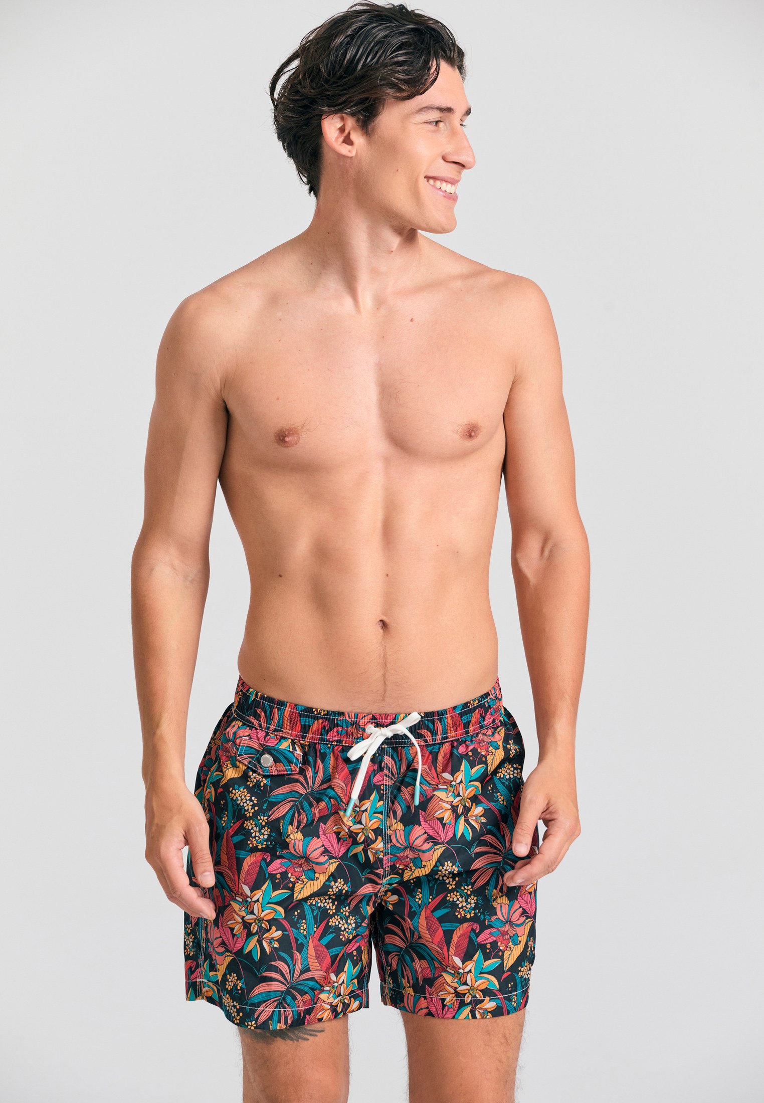 Men's Swim Shorts Funky Buddha Black