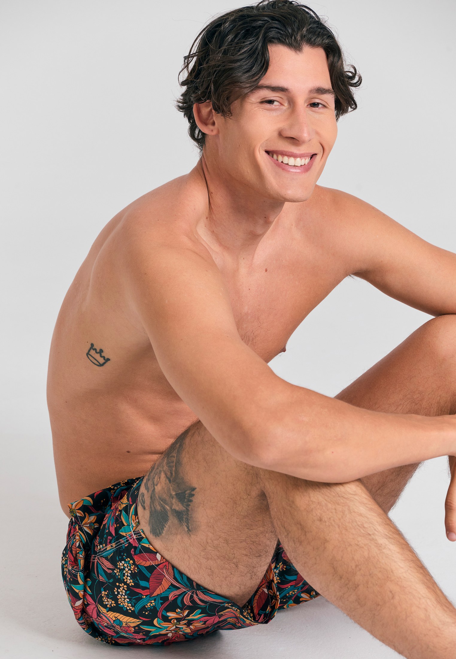 Men's Swim Shorts Funky Buddha Black