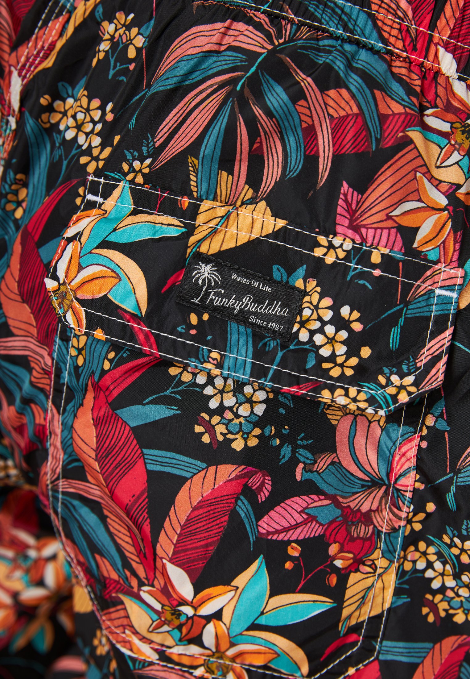 Men's Swim Shorts Funky Buddha Black