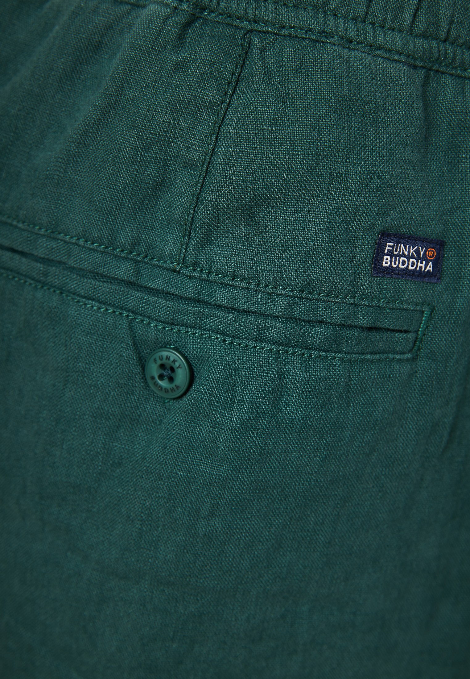 Men's Trousers Funky Buddha Green