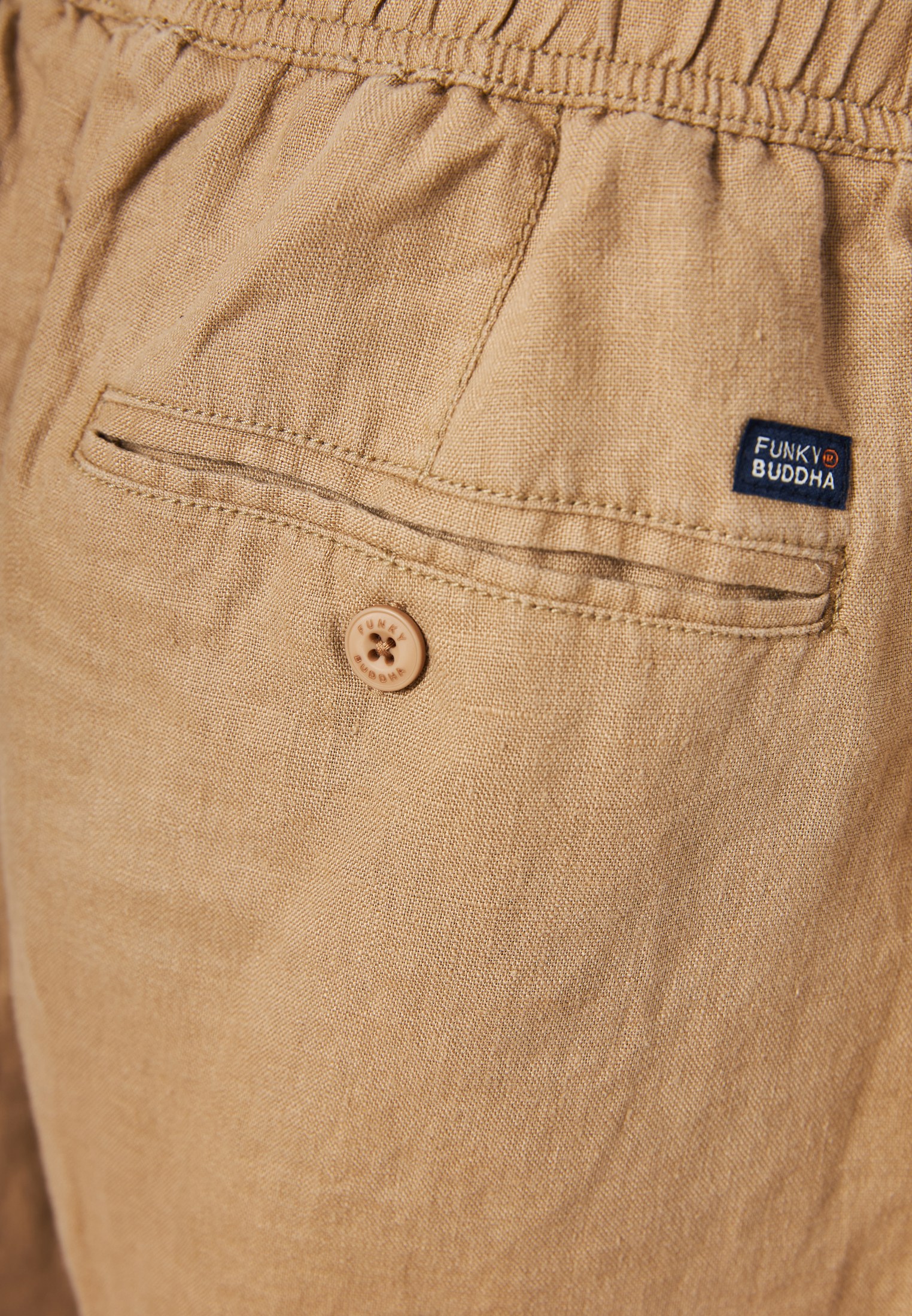 Men's Trousers Funky Buddha Beige