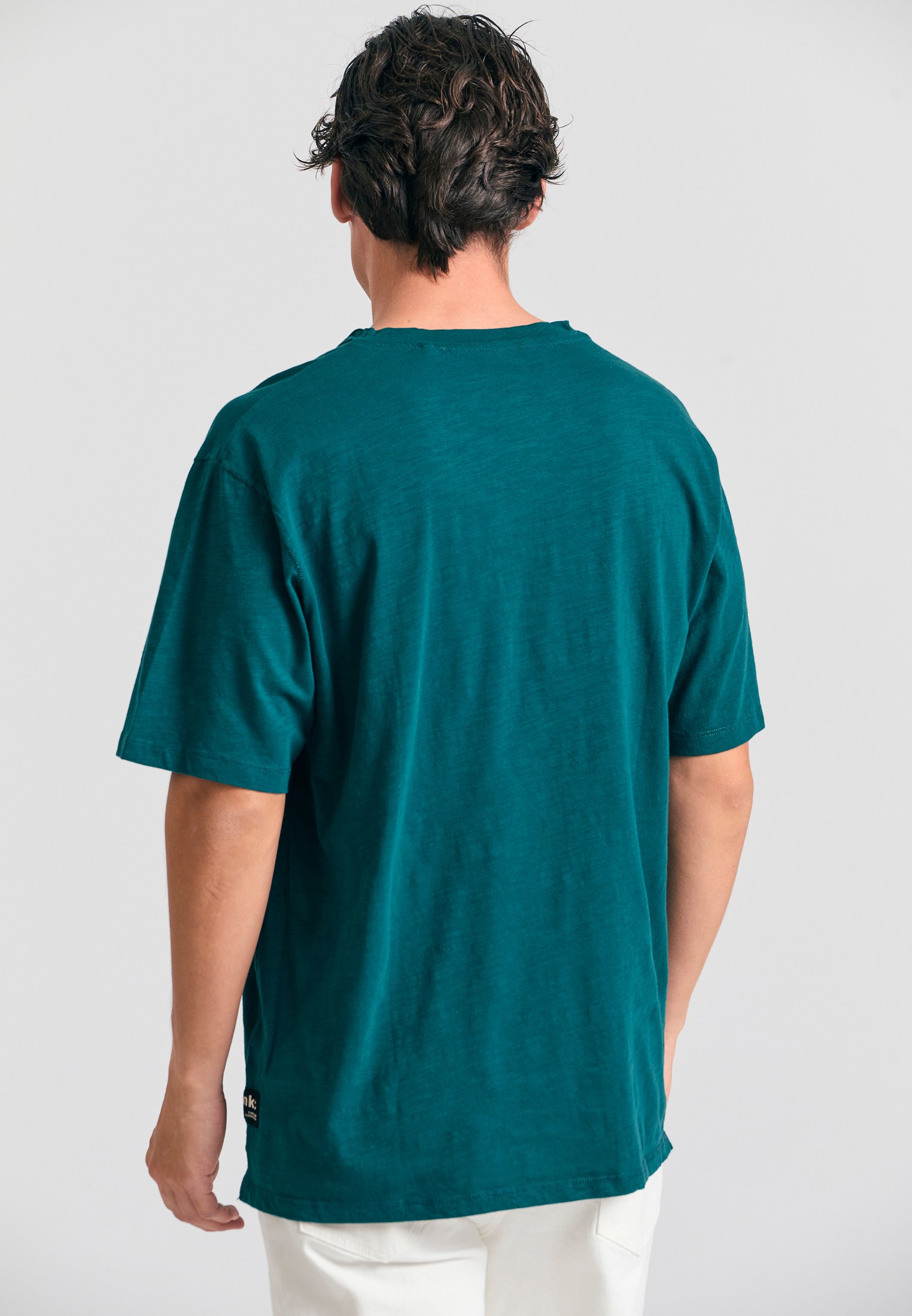 Relaxed fit t-shirt με raw edges