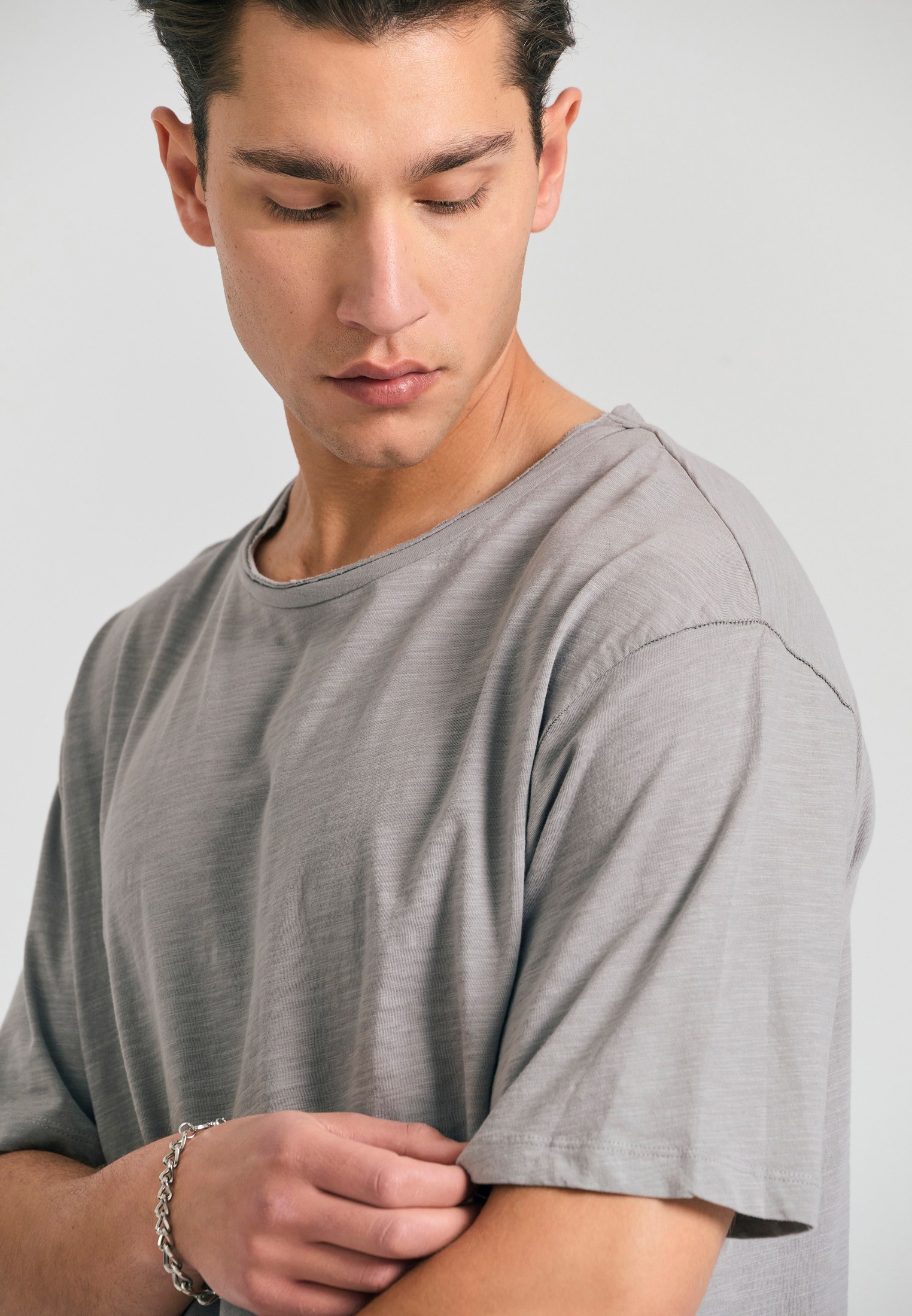 Men's T-Shirts Funky Buddha Gray