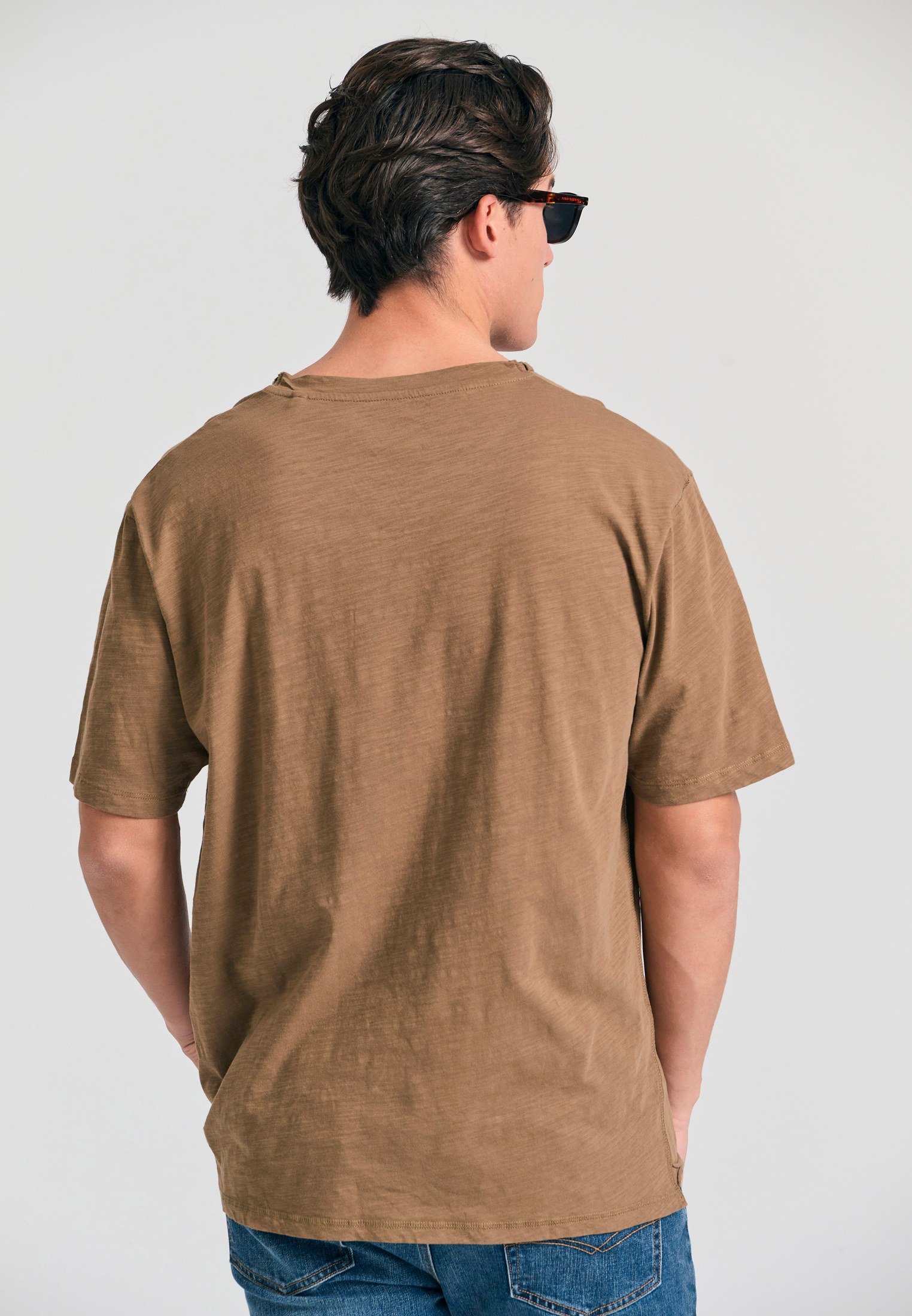 Men's T-Shirts Funky Buddha Brown