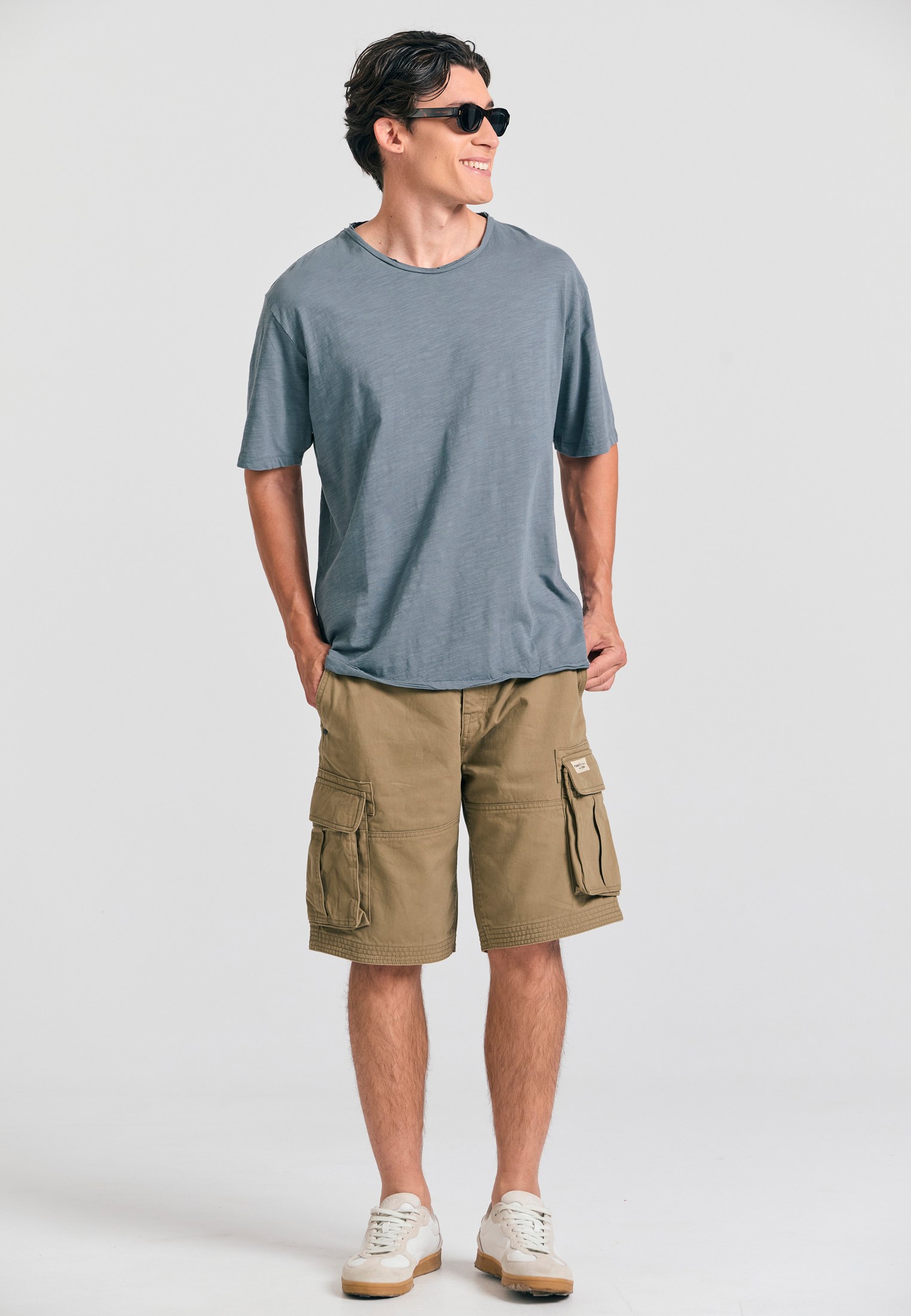 Men's T-Shirts Funky Buddha Gray