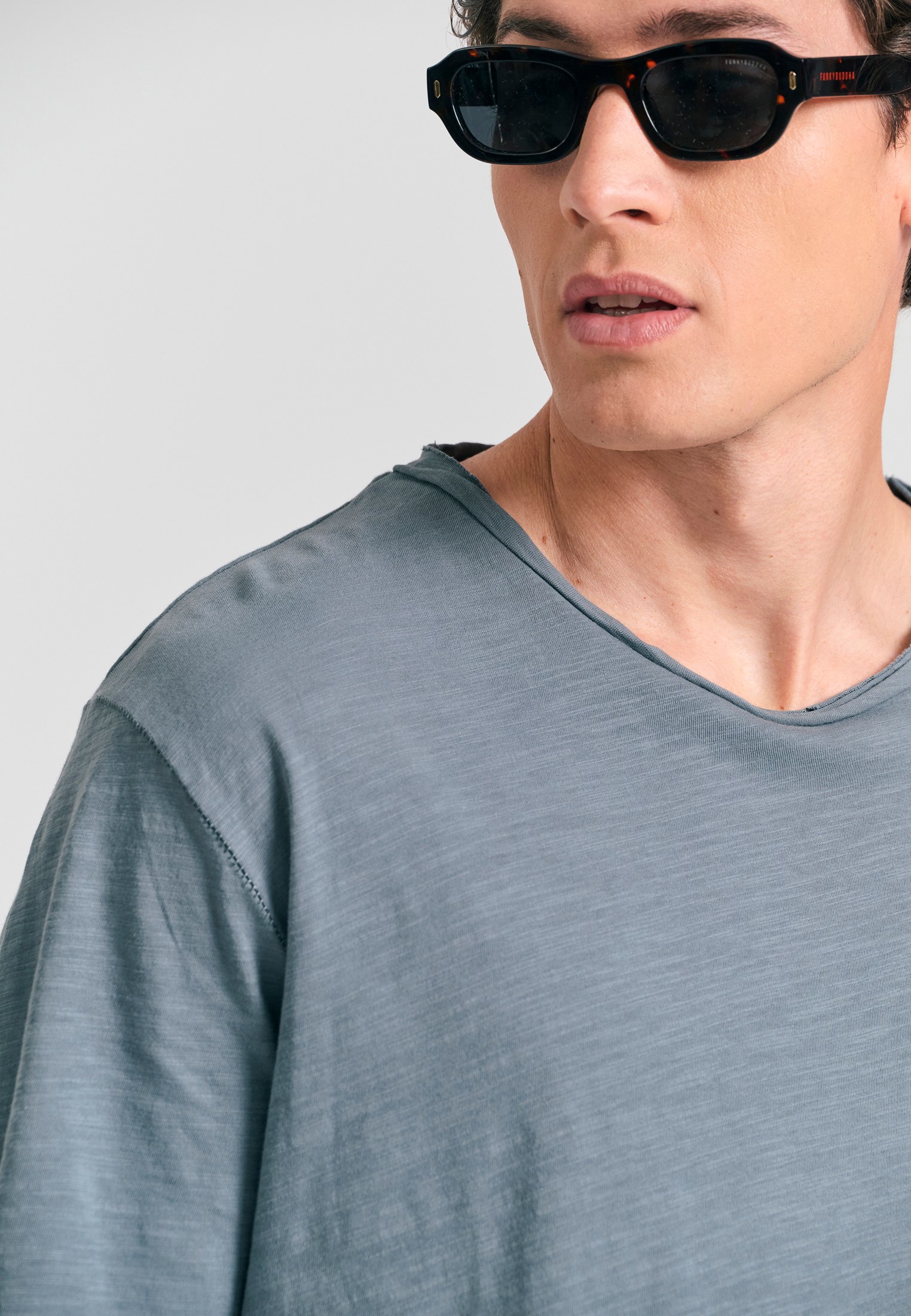 Men's T-Shirts Funky Buddha Gray